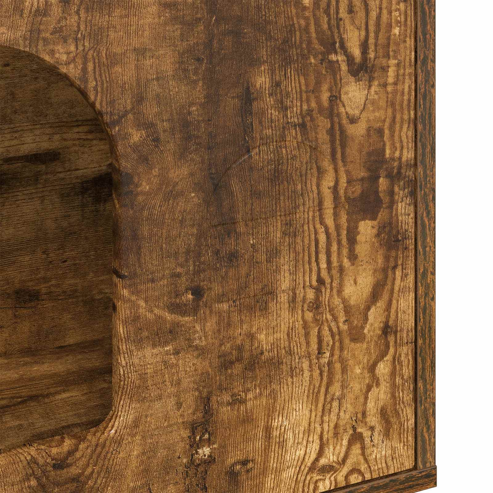 Casa per Gatti Rovere fumé 51 x 30 x 52 cm Legno ingegnerizzato — miniatura 8 di 10