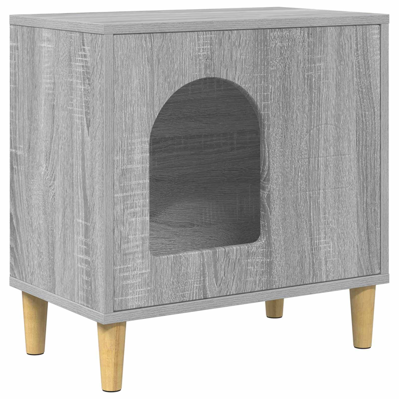 Casa per Gatti Grigio Sonoma 51 x 30 x 52 cm — miniatura 2 di 10