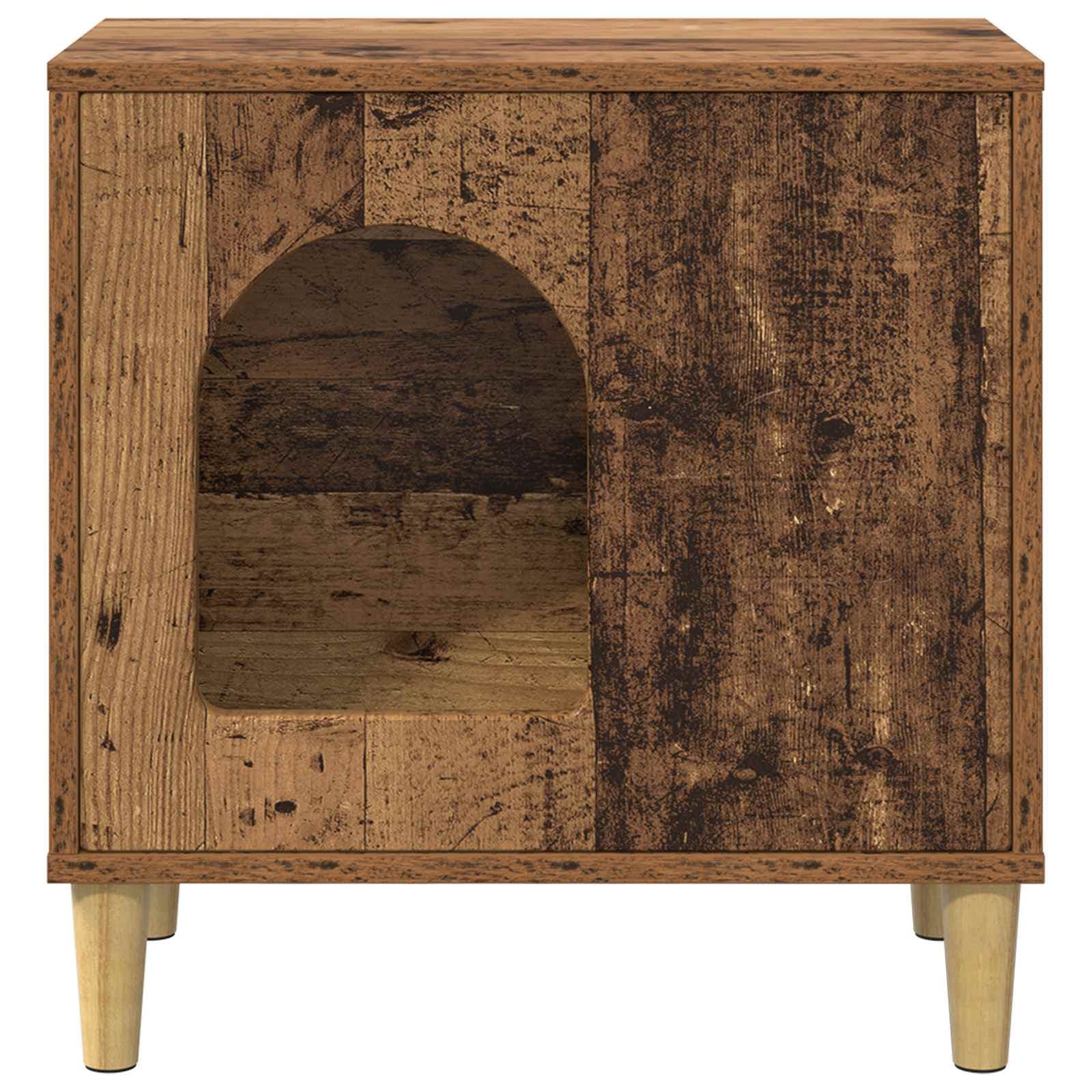 Casa per Gatti Legno vecchio 51 x 30 x 52 cm — foto 5 di 10
