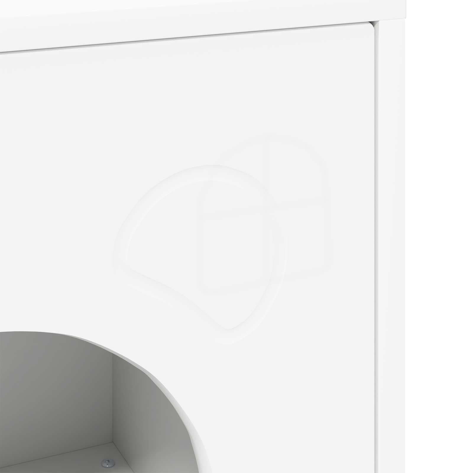 Casa per Gatti Bianco 42,5 x 40 x 53 cm Legno ingegnerizzato — miniatura 8 di 10