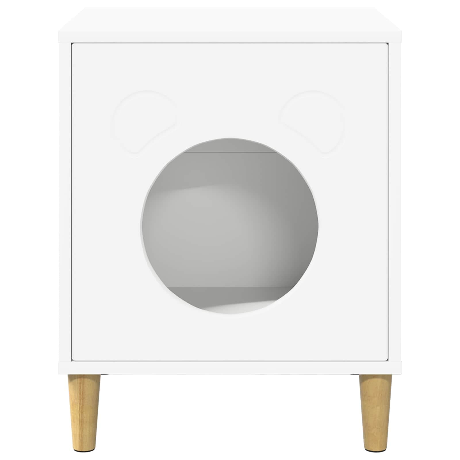 Casa per Gatti Bianco 42,5 x 40 x 53 cm Legno ingegnerizzato — miniatura 5 di 10