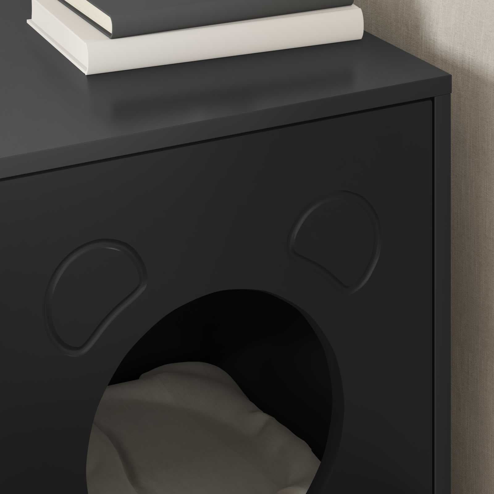 Casa per Gatti Nero 42,5 x 40 x 53 cm Legno ingegnerizzato — foto 4 di 10