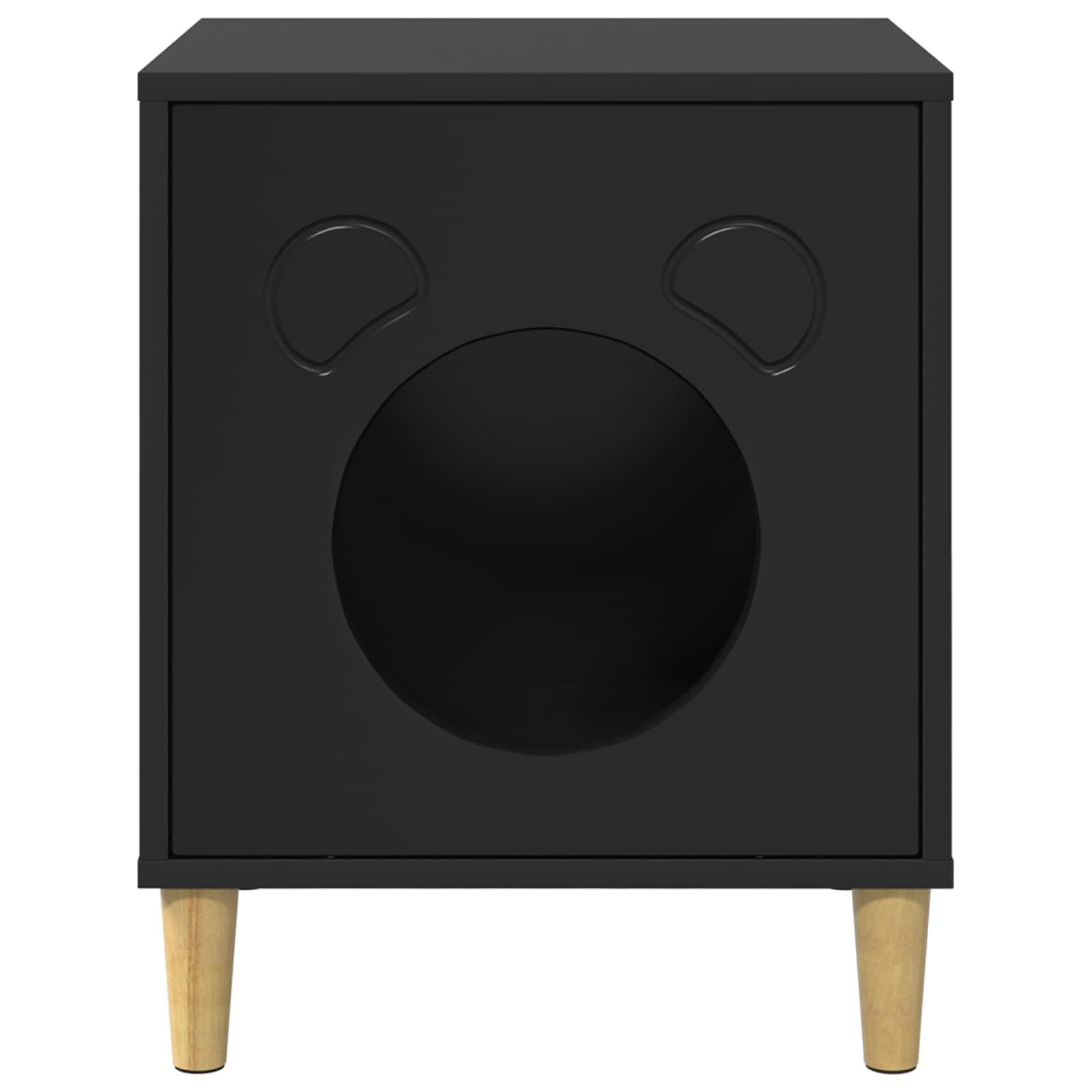 Casa per Gatti Nero 42,5 x 40 x 53 cm Legno ingegnerizzato — foto 5 di 10