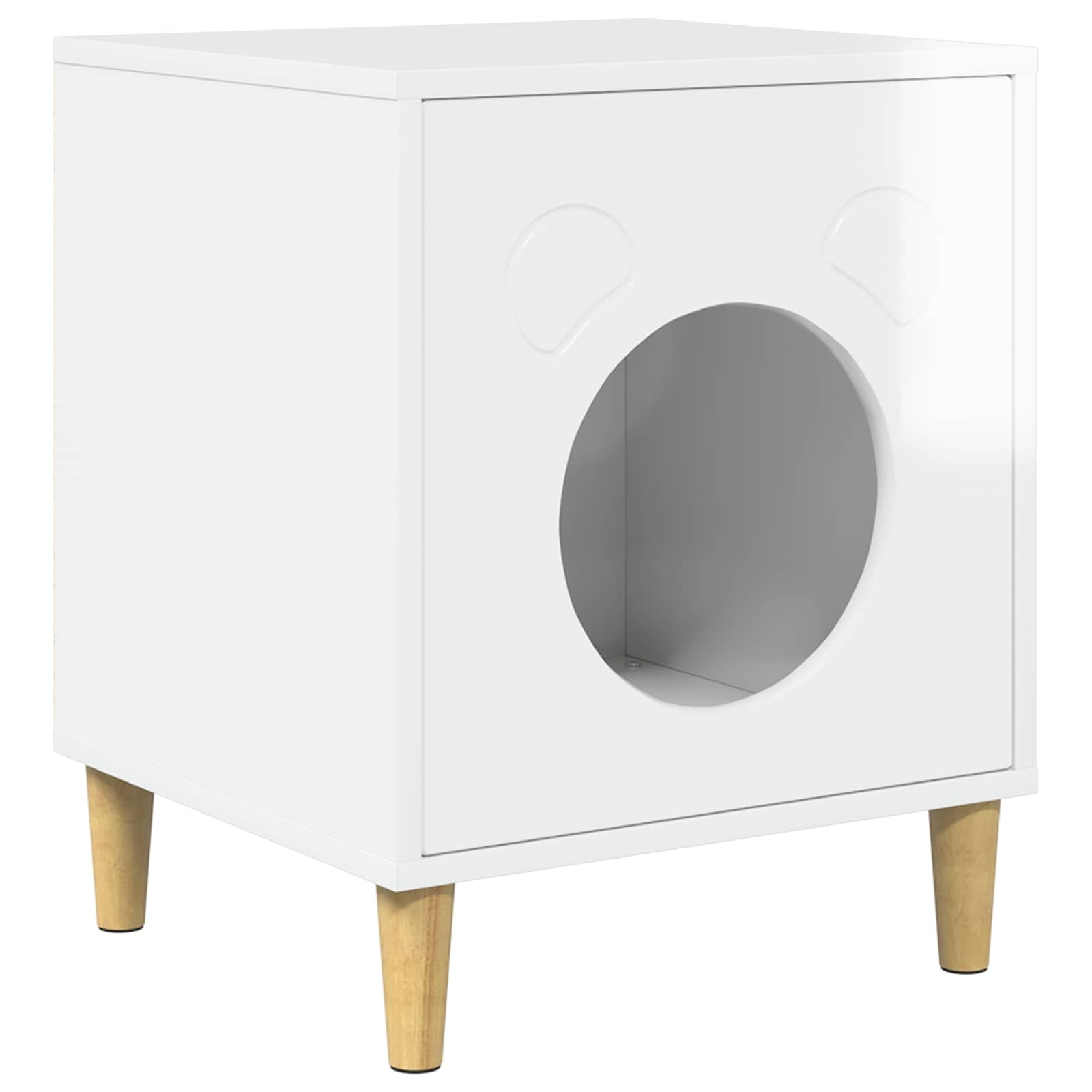 Casa per Gatti Bianco Lucido 42,5 x 40 x 53 cm — foto 2 di 10