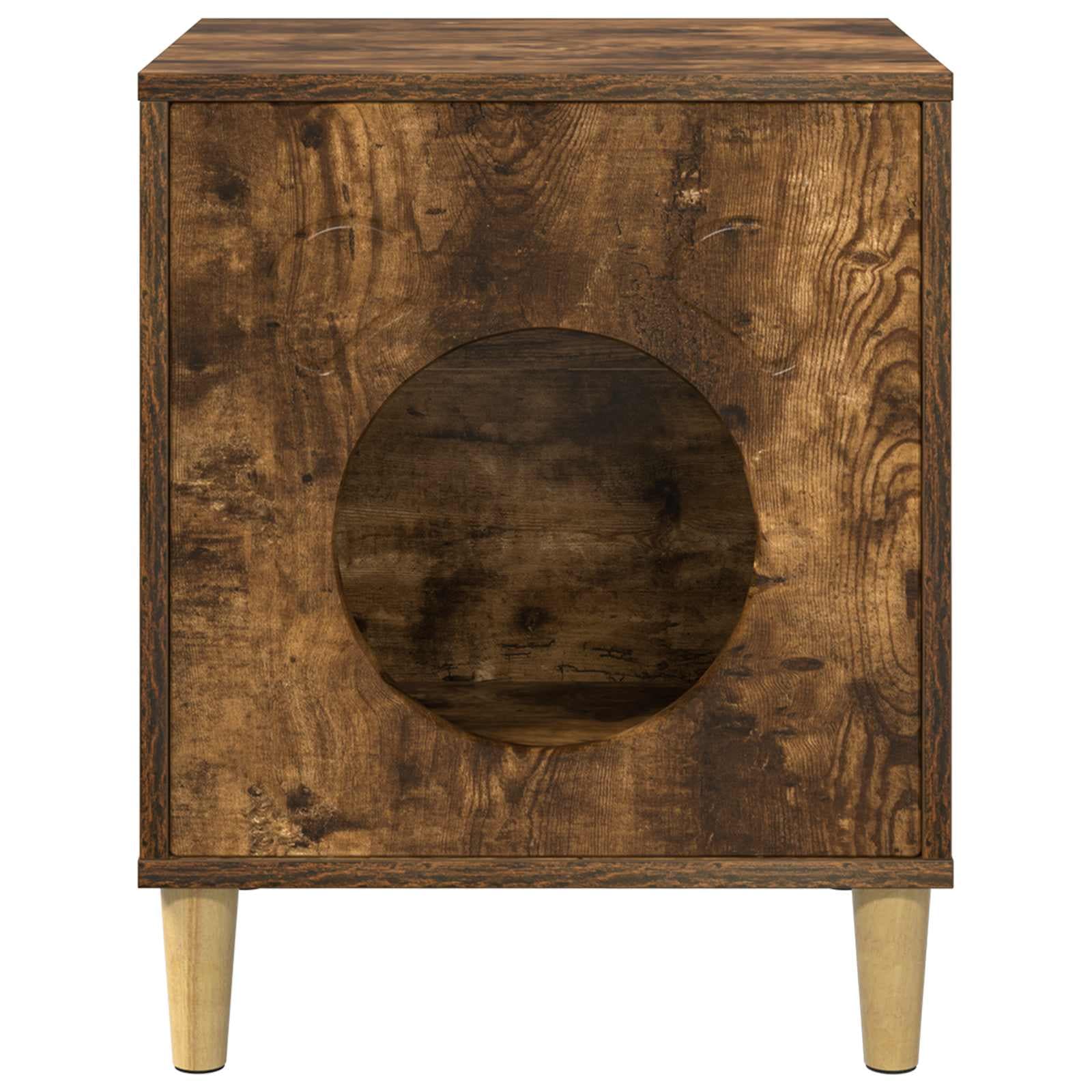 Casa per Gatti Rovere Fumo 42,5 x 40 x 53 cm — miniatura 5 di 10