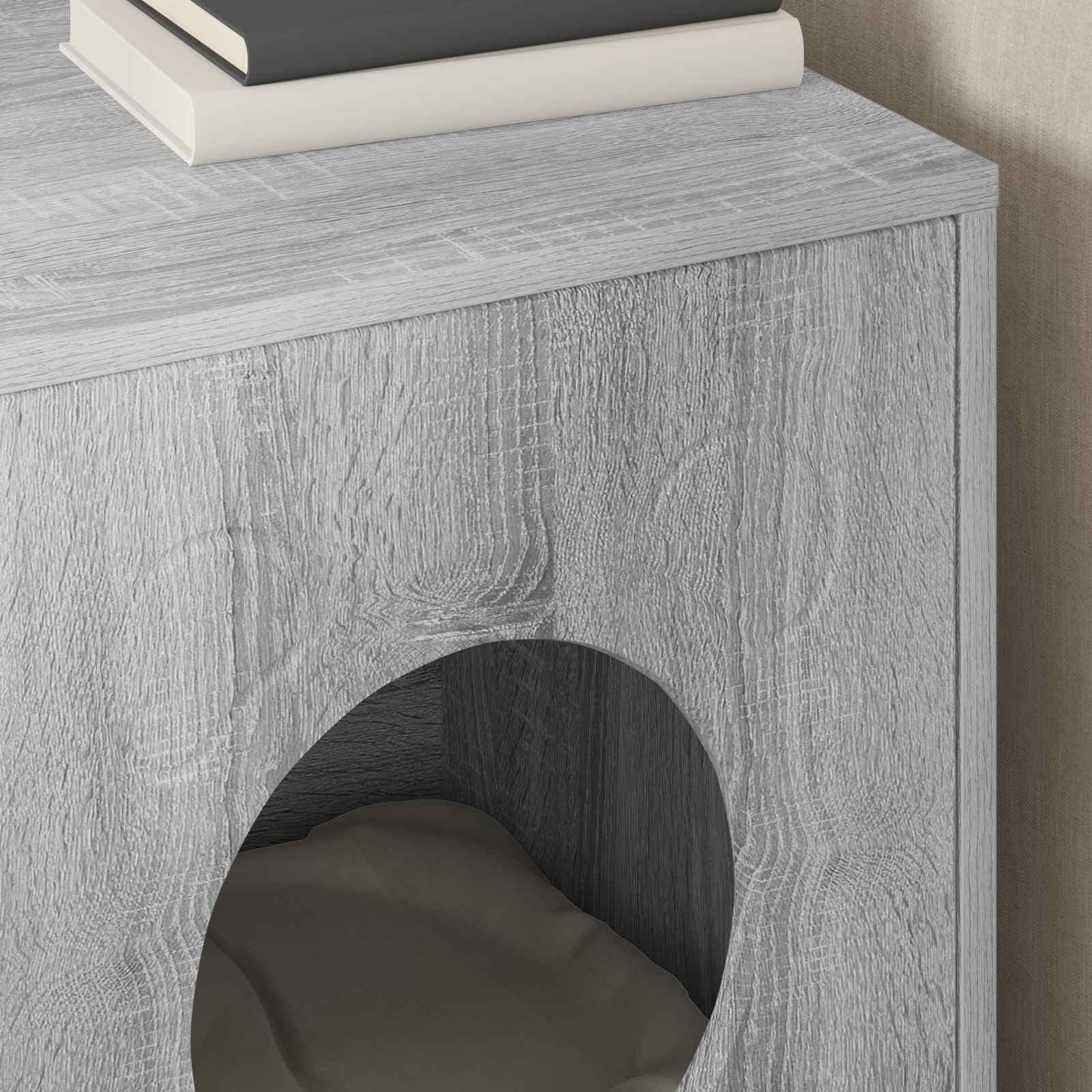 Casa per Gatti Sonoma grigio 42,5 x 40 x 53 cm — miniatura 4 di 10