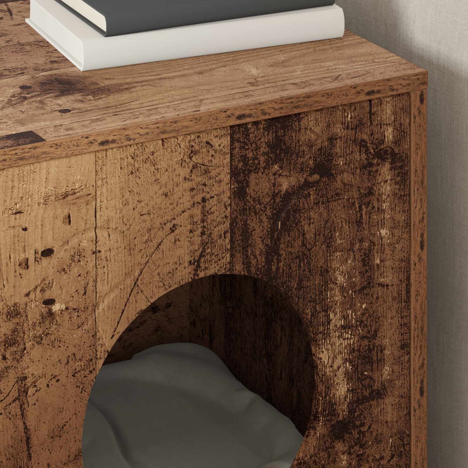 Casa per Gatti Legno antico 42,5 x 40 x 53 cm — foto 4 di 10