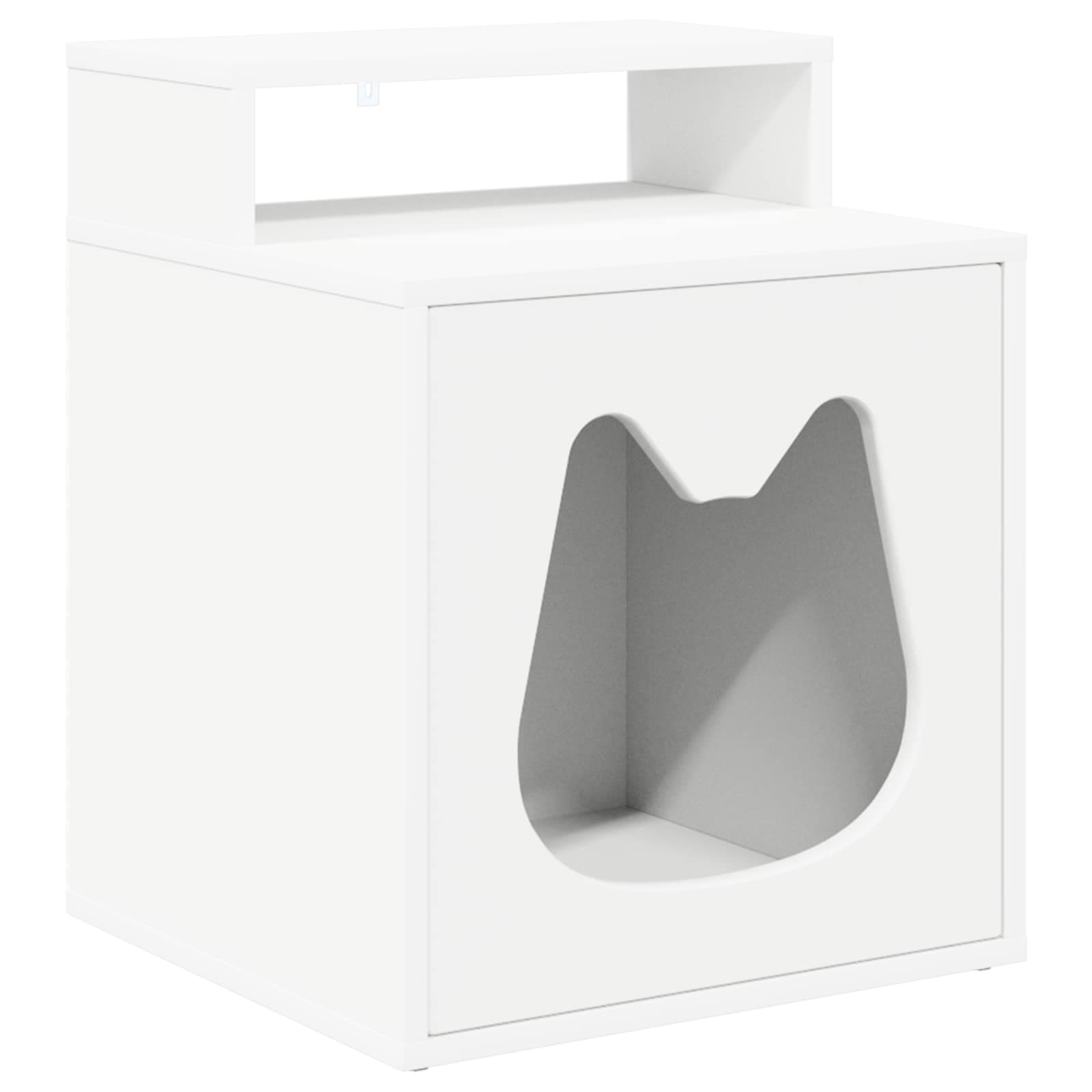 Casa per Gatti Bianco 42,5 x 40 x 53,5 cm Legno ingegnerizzato — foto 2 di 10