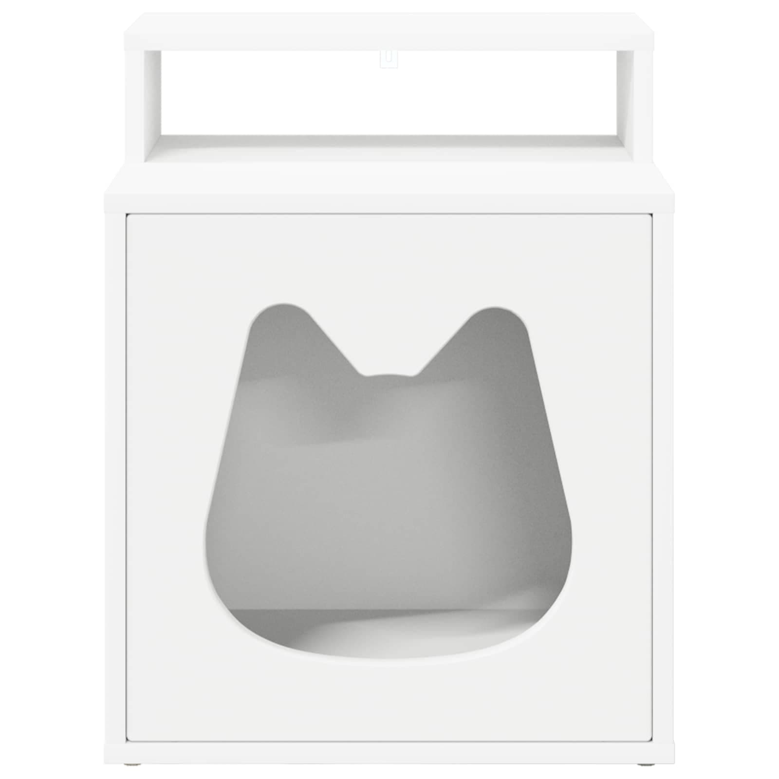 Casa per Gatti Bianco 42,5 x 40 x 53,5 cm Legno ingegnerizzato — foto 5 di 10