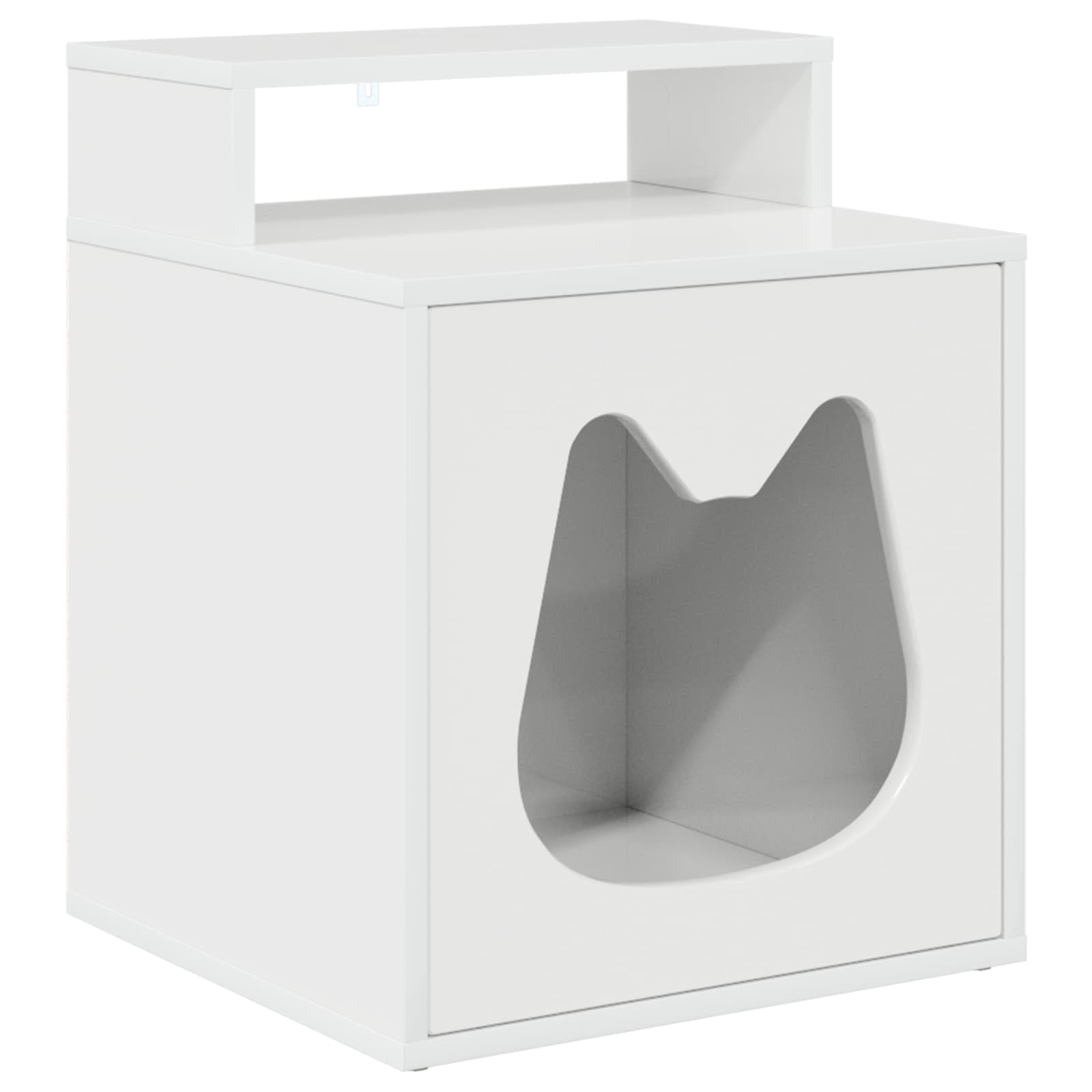 Casa per Gatti Bianco Lucido 42,5 x 40 x 53,5 cm — foto 2 di 10