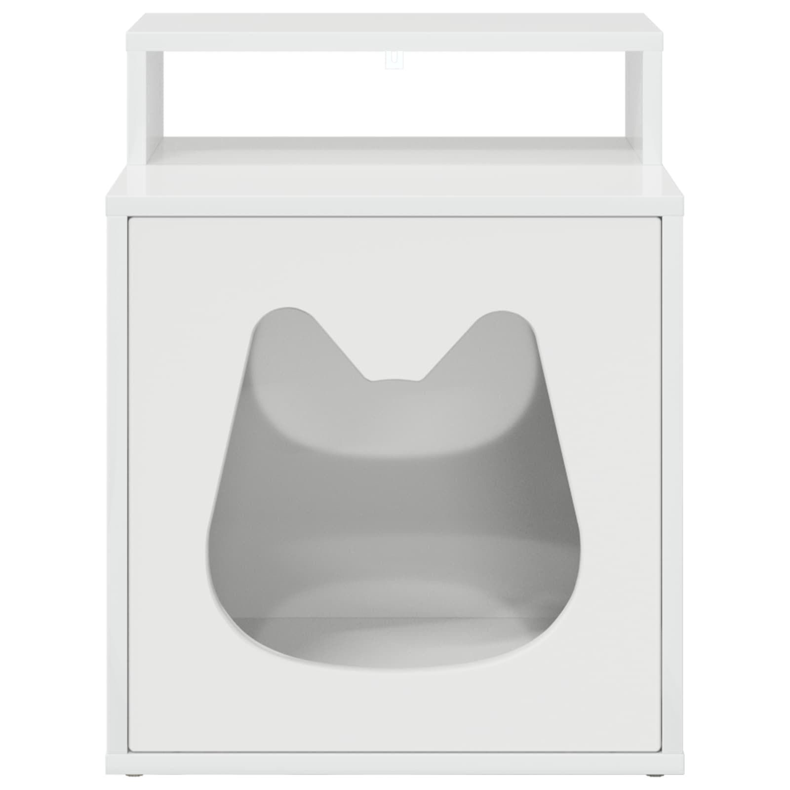 Casa per Gatti Bianco Lucido 42,5 x 40 x 53,5 cm — foto 5 di 10