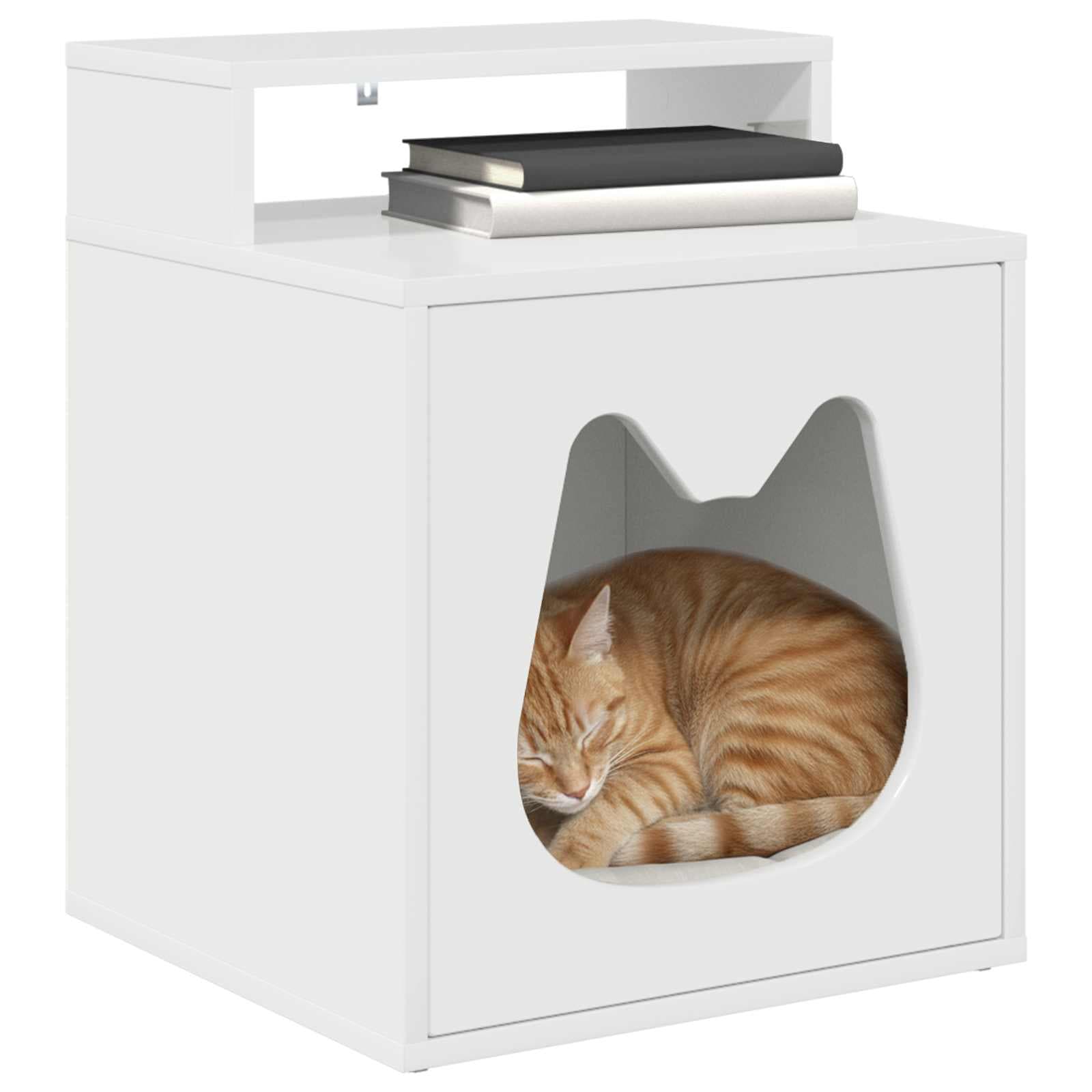 Casa per Gatti Bianco Lucido 42,5 x 40 x 53,5 cm — foto 3 di 10
