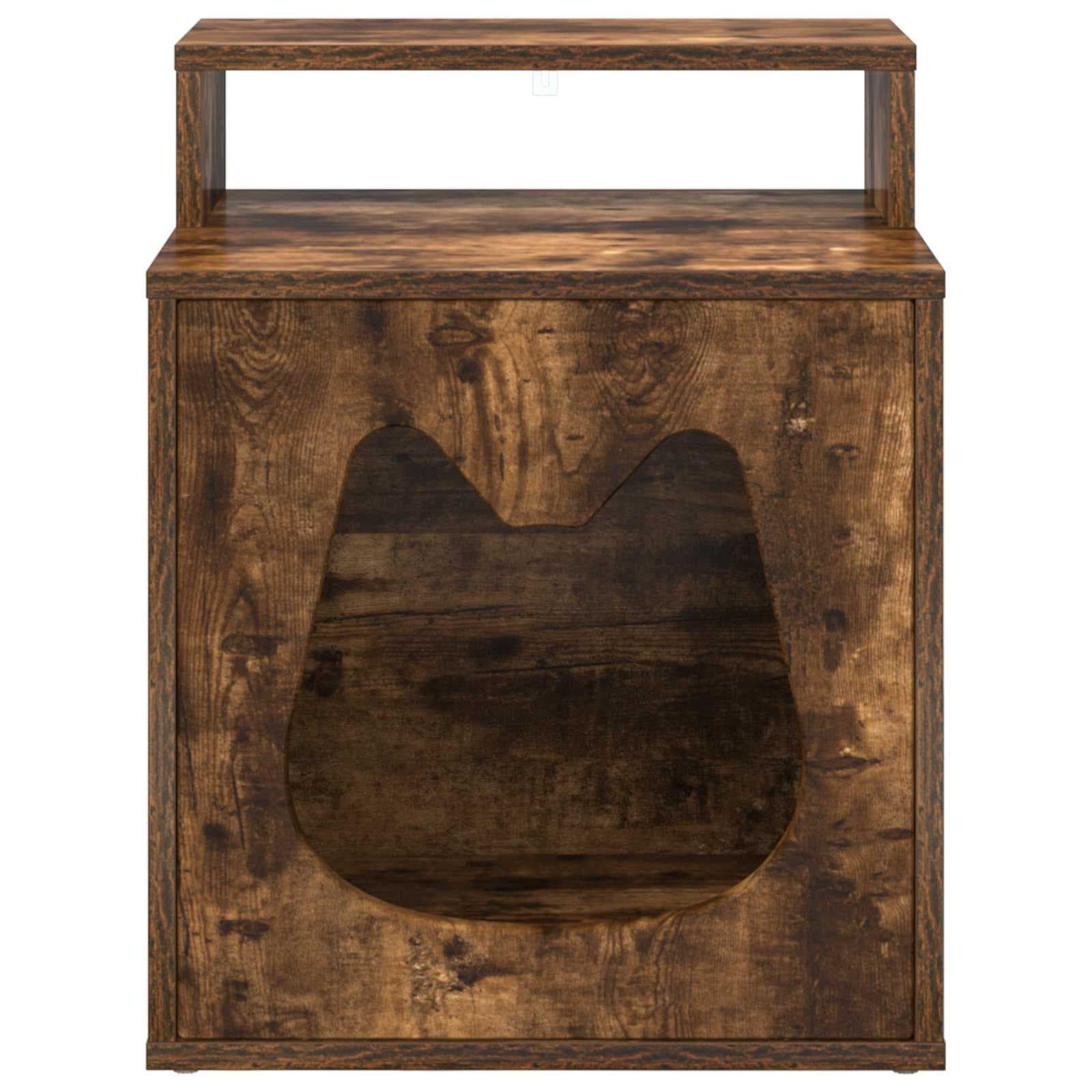 Casa per Gatti Rovere Fumo 42,5 x 40 x 53,5 cm — foto 5 di 10
