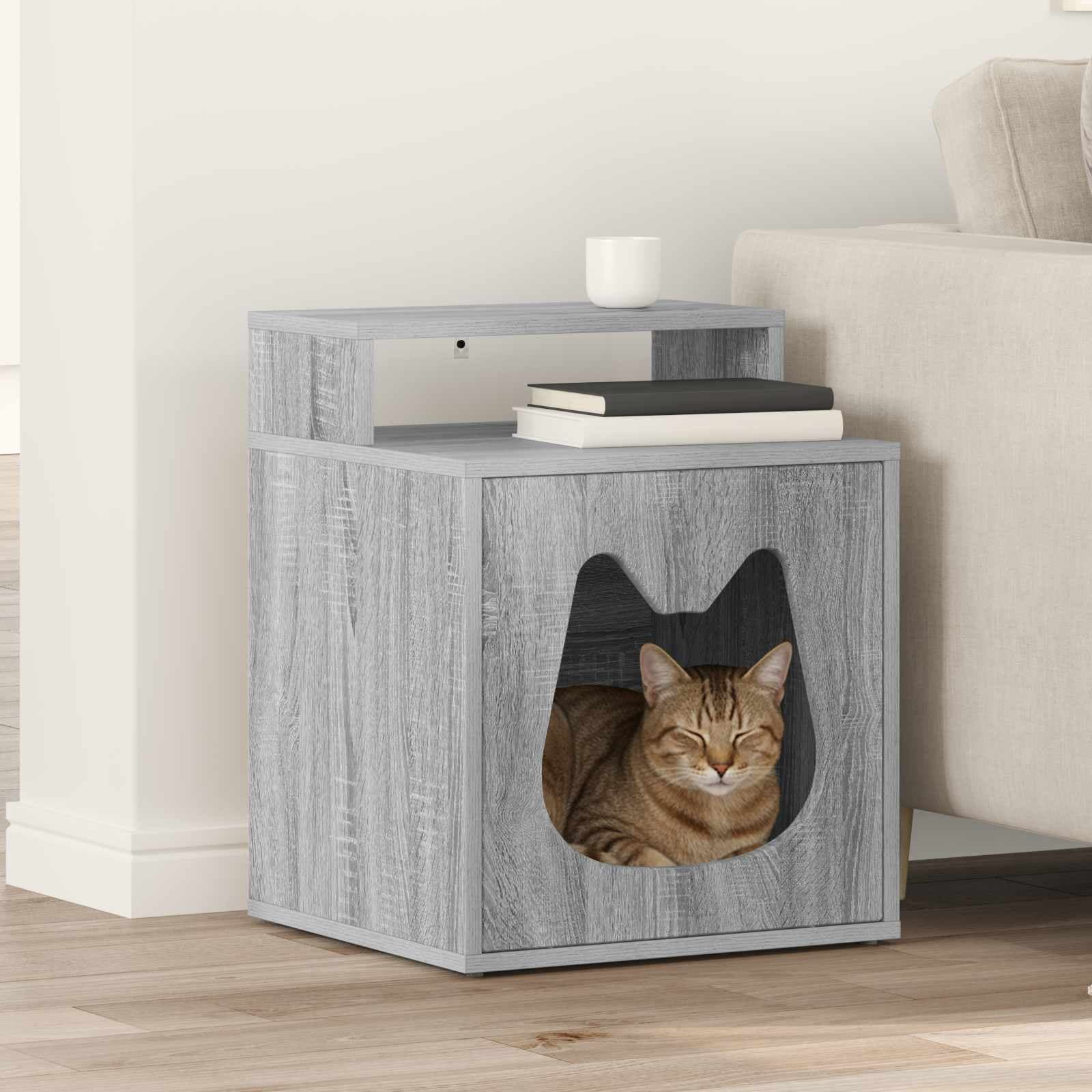 Casa per Gatti Sonoma grigio 42,5 x 40 x 53,5 cm