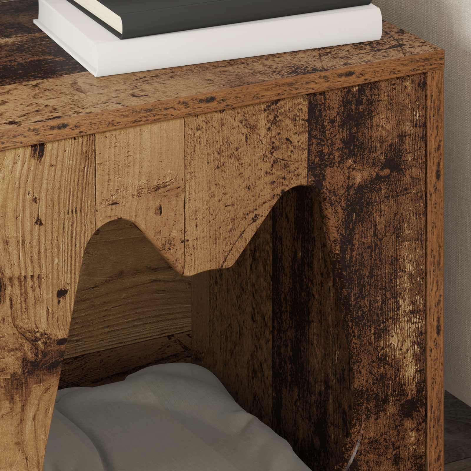 Casa per Gatti Legno antico 42,5 x 40 x 53,5 cm — foto 4 di 10