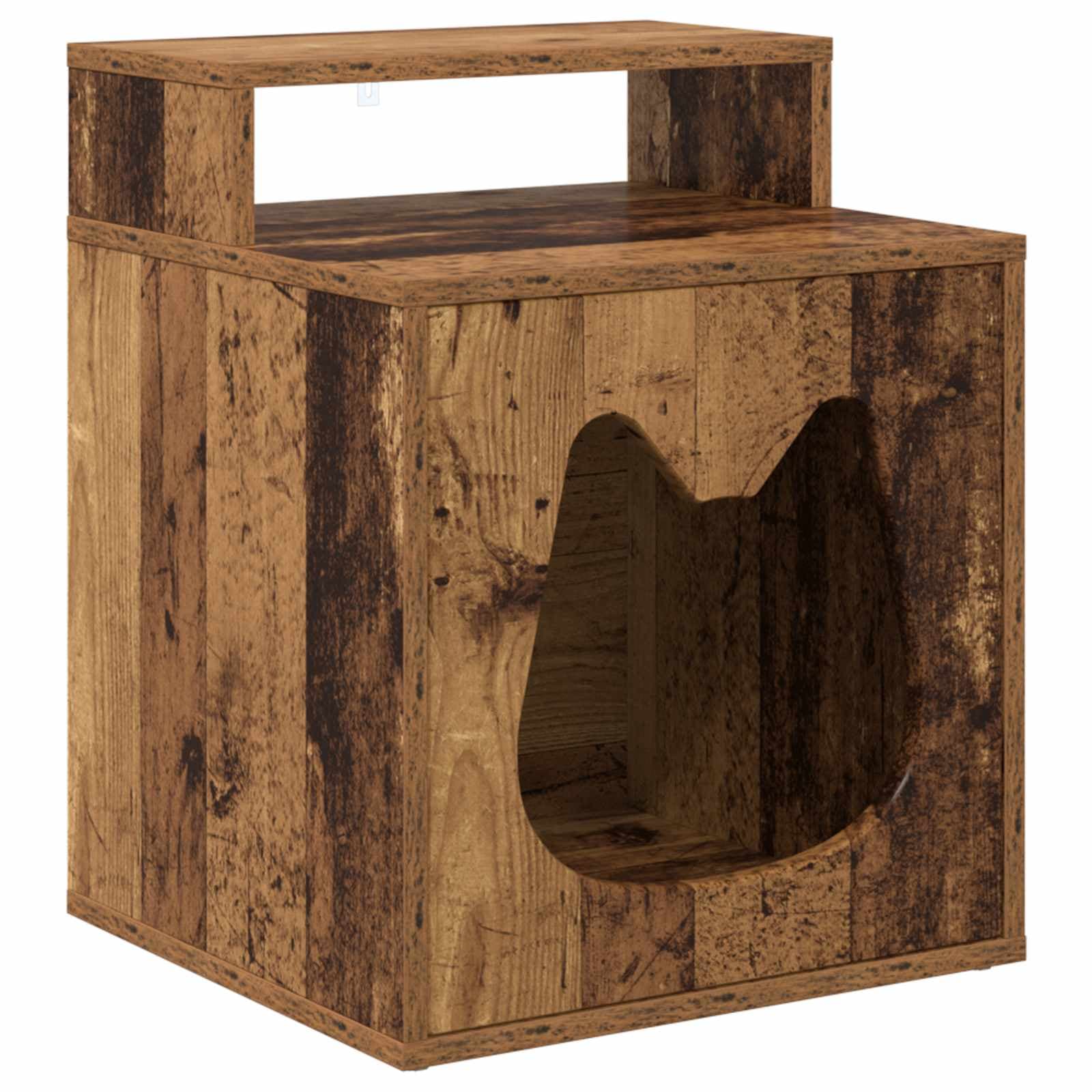 Casa per Gatti Legno antico 42,5 x 40 x 53,5 cm — foto 2 di 10