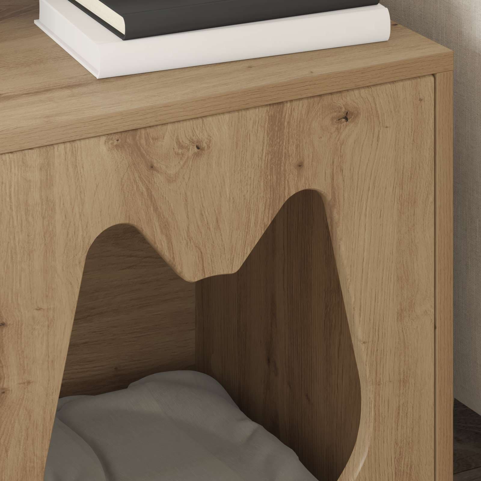 Casa per Gatti Rovere Artigianale 42,5 x 40 x 53,5 cm — foto 4 di 10