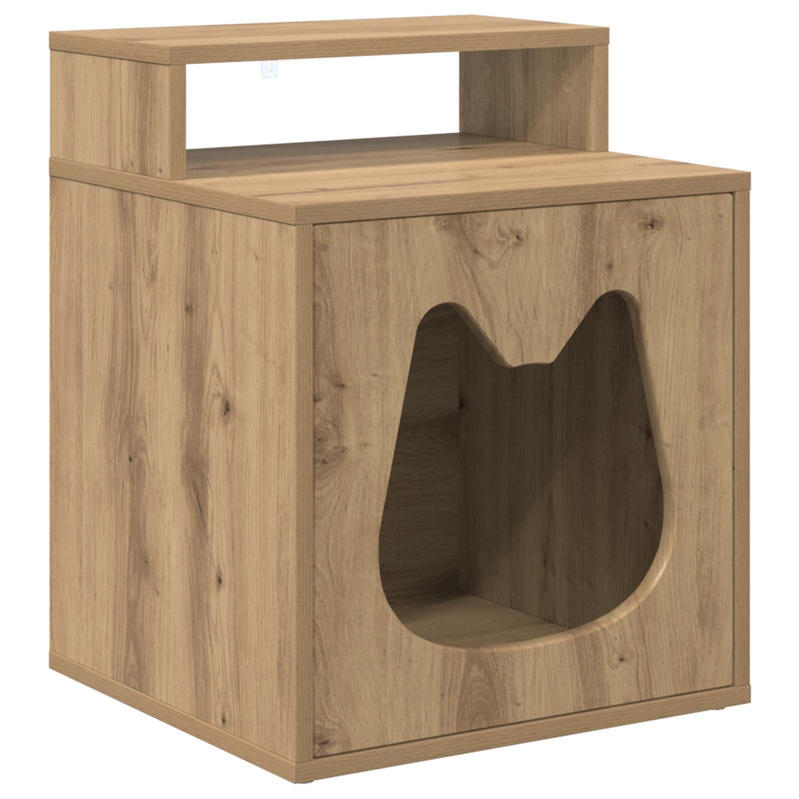 Casa per Gatti Rovere Artigianale 42,5 x 40 x 53,5 cm — foto 2 di 10