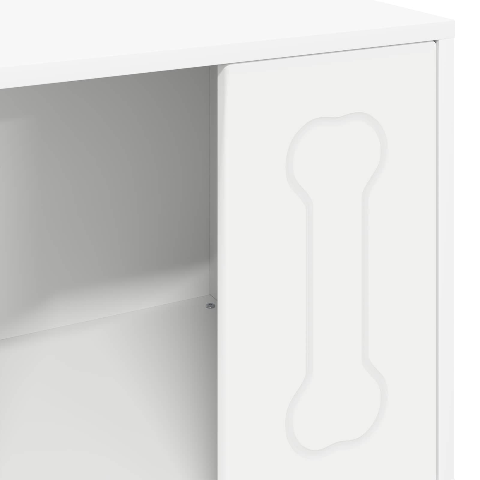 Cuccia per cani Bianco 44 x 42 x 49 cm Legno ingegnerizzato — miniatura 8 di 10