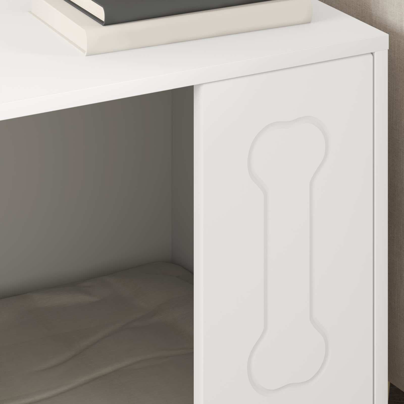 Cuccia per cani Bianco 44 x 42 x 49 cm Legno ingegnerizzato — miniatura 4 di 10