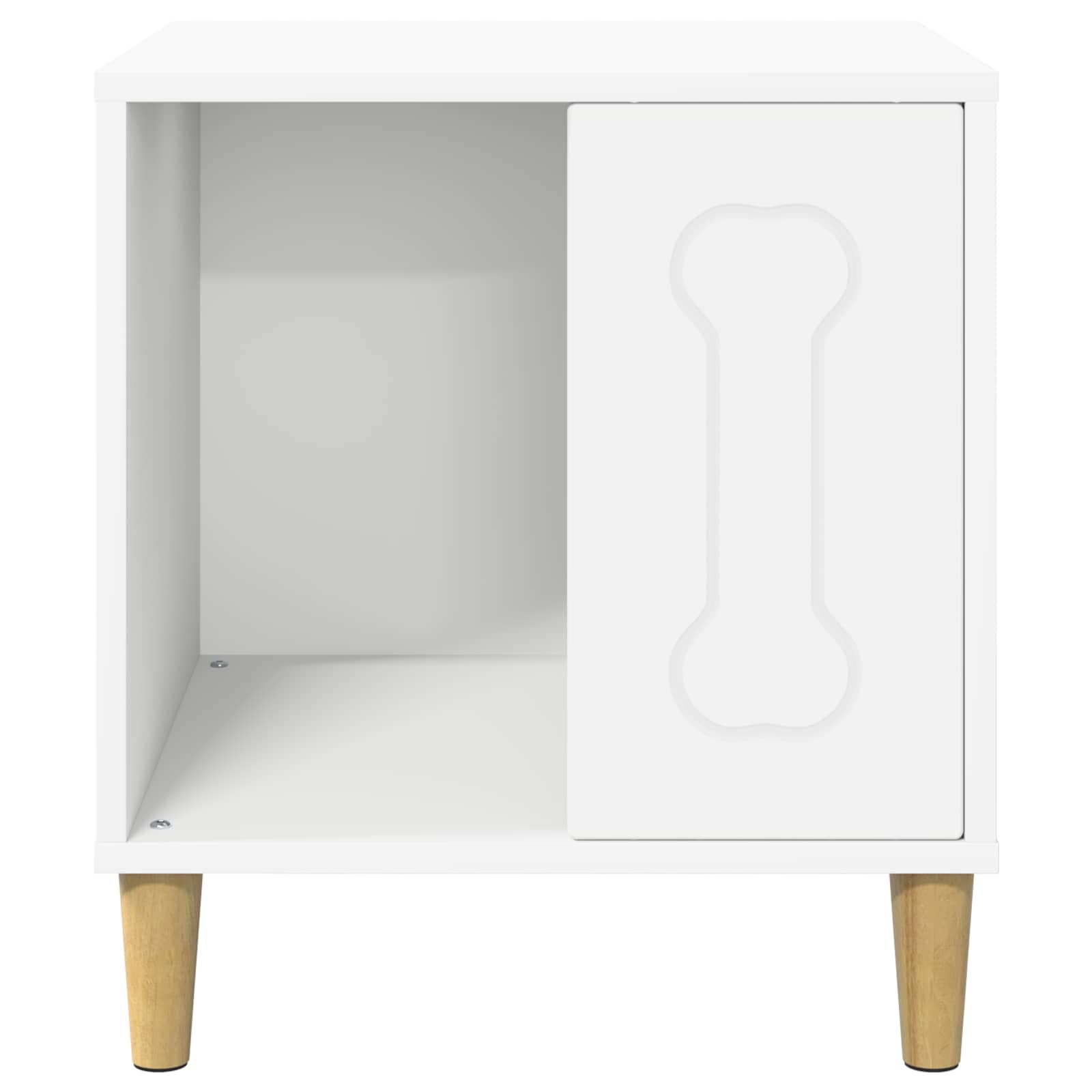 Cuccia per cani Bianco 44 x 42 x 49 cm Legno ingegnerizzato — miniatura 5 di 10
