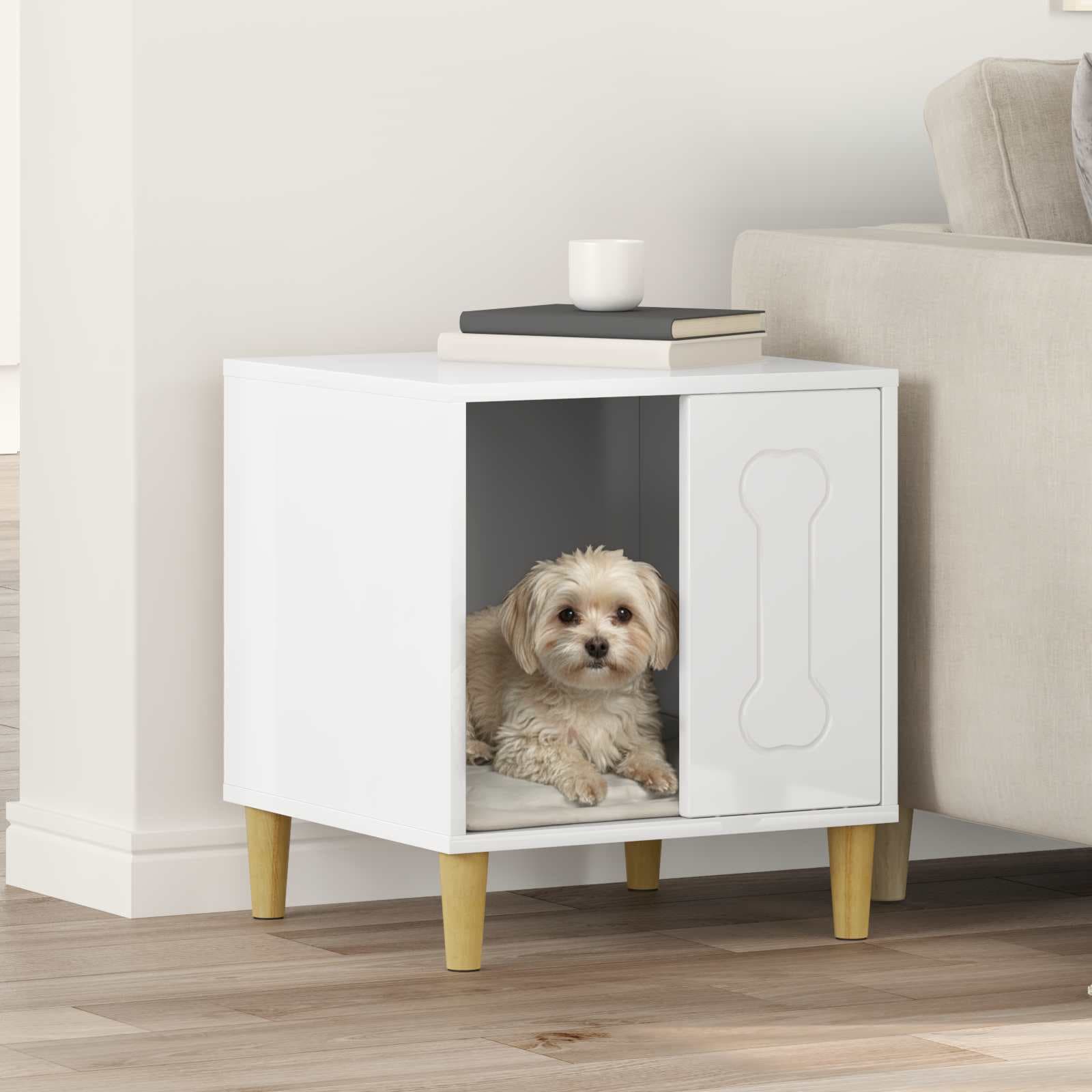 Cuccia per cani Bianco Lucido 44 x 42 x 49 cm