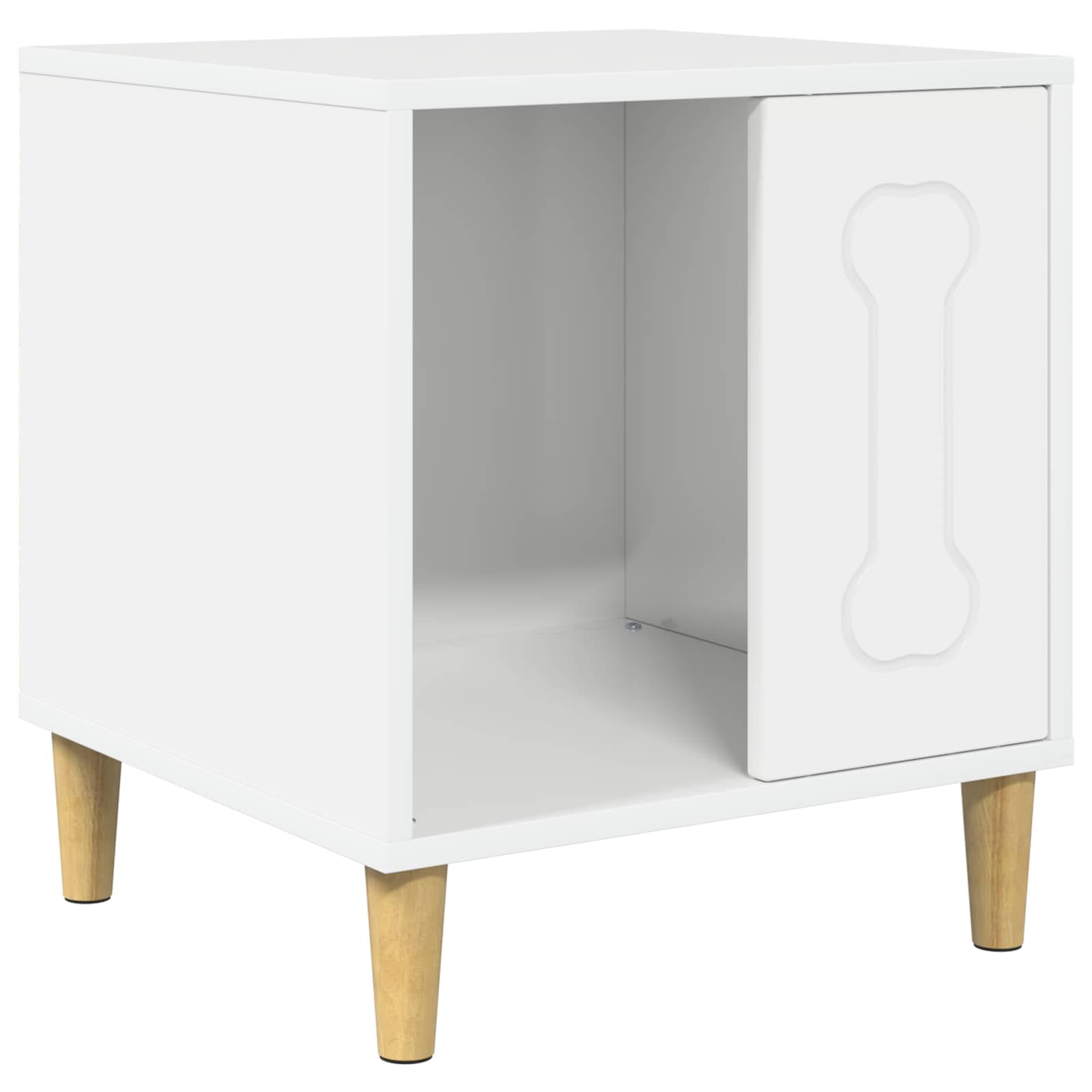 Cuccia per cani Bianco Lucido 44 x 42 x 49 cm — foto 2 di 10