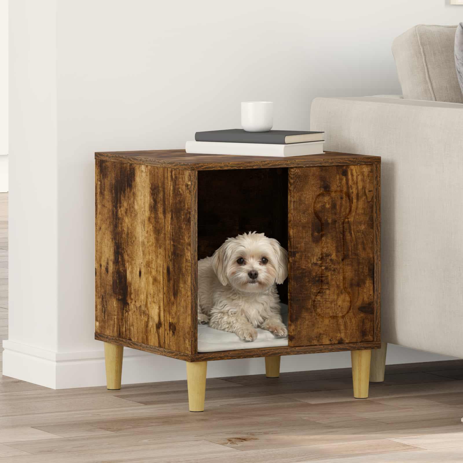 Cuccia per cani Rovere Fumo 44 x 42 x 49 cm — miniatura 1 di 10