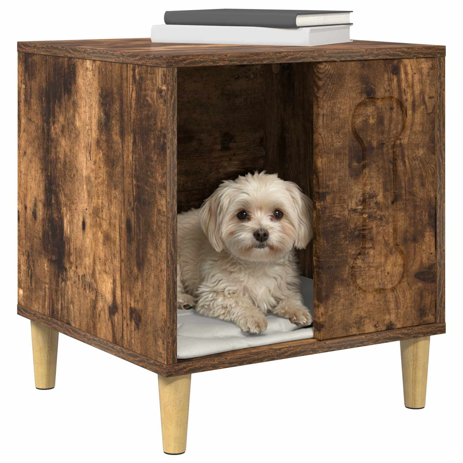 Cuccia per cani Rovere Fumo 44 x 42 x 49 cm — miniatura 3 di 10