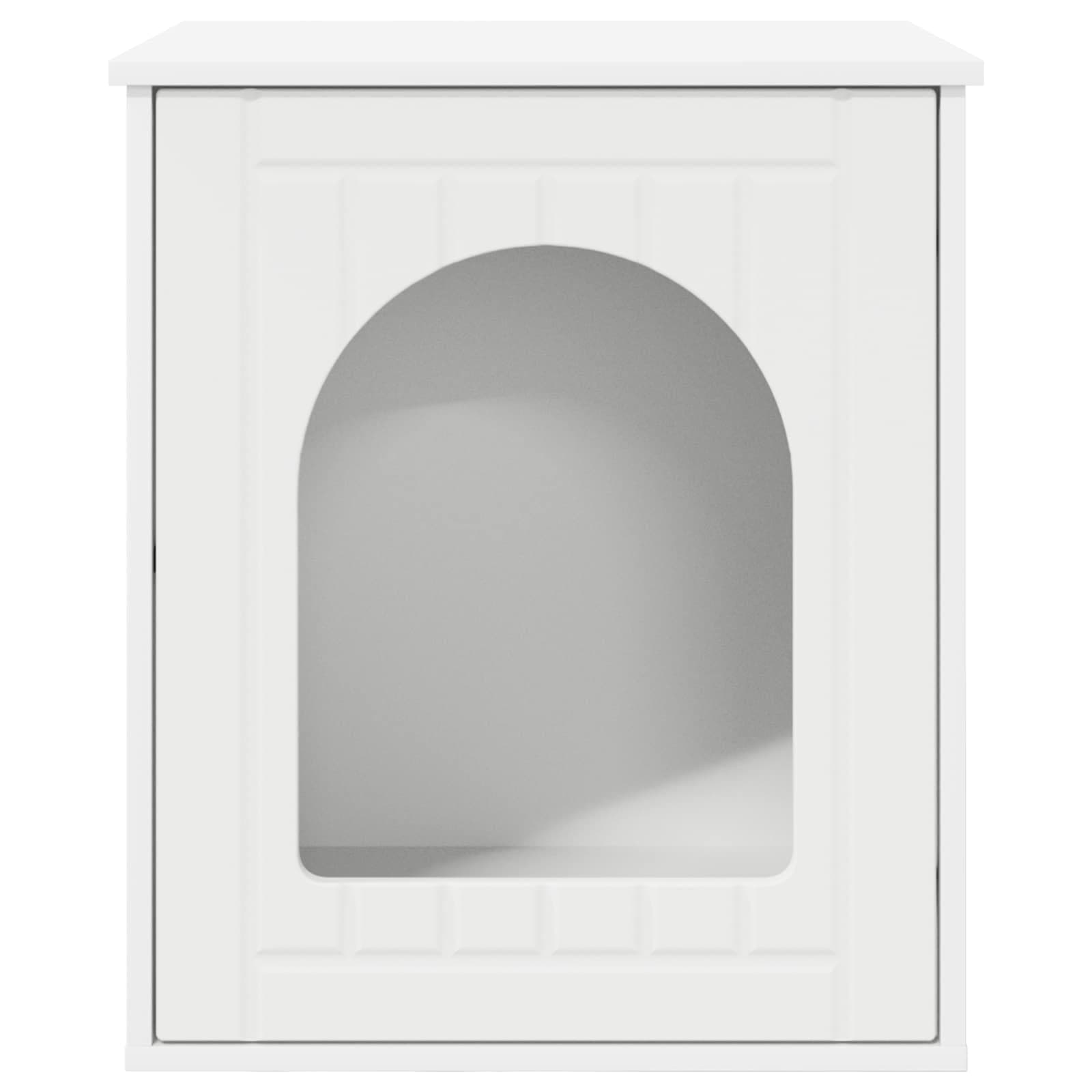 Casa per Gatti Bianco 53 x 52 x 62 cm Legno ingegnerizzato — foto 6 di 10