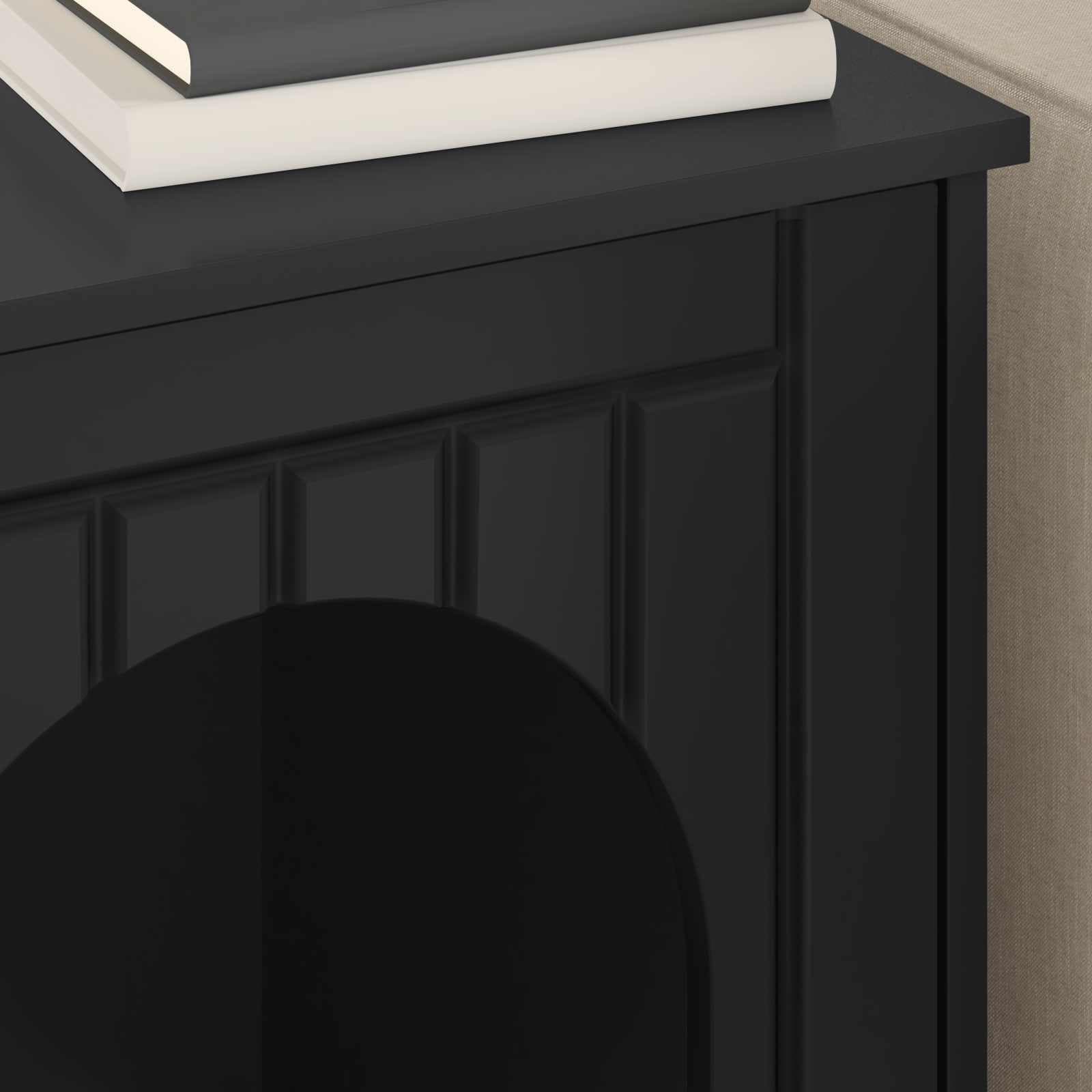 Casa per Gatti Nero 53 x 52 x 62 cm Legno ingegnerizzato — miniatura 4 di 10