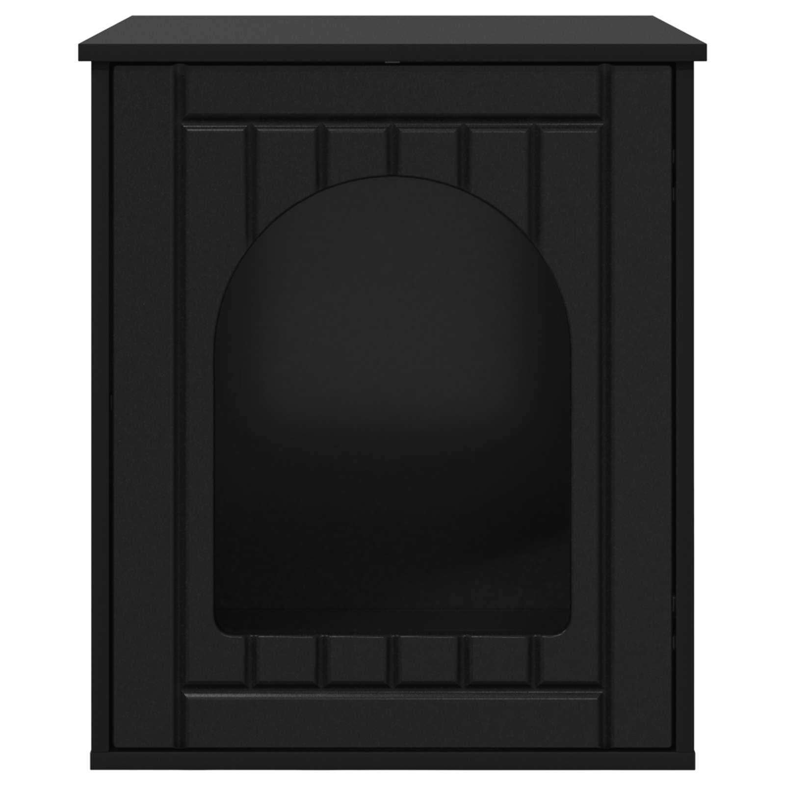 Casa per Gatti Nero 53 x 52 x 62 cm Legno ingegnerizzato — miniatura 6 di 10