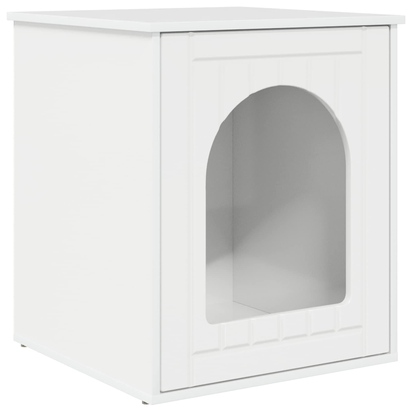 Casa per Gatti Bianco Lucido 53 x 52 x 62 cm — miniatura 2 di 10