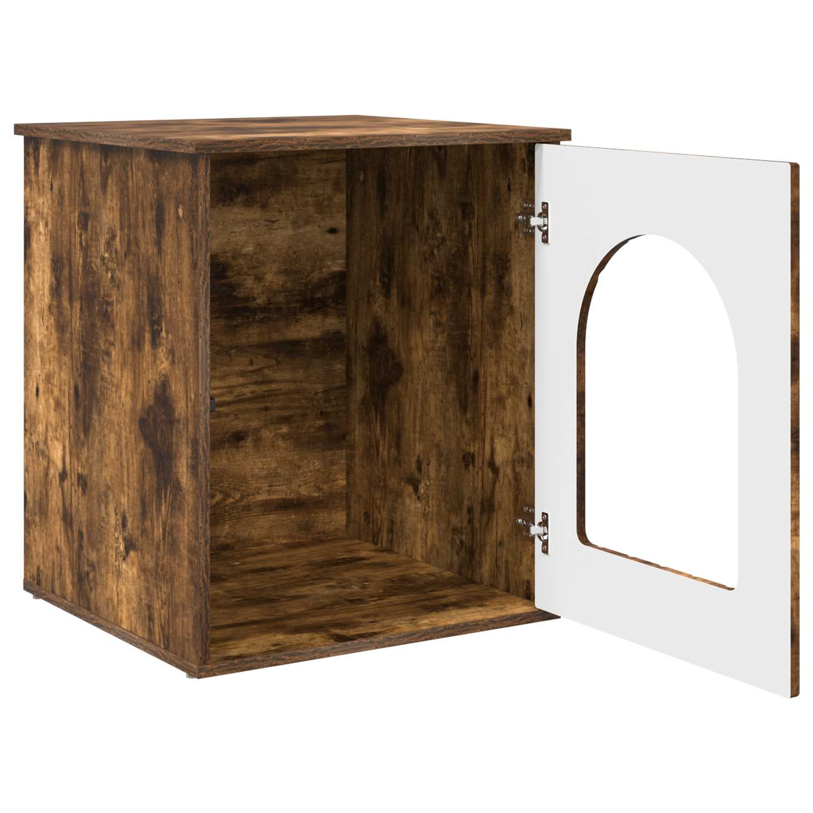Casa per Gatti Rovere fumé 53 x 52 x 62 cm Legno ingegnerizzato — foto 5 di 10