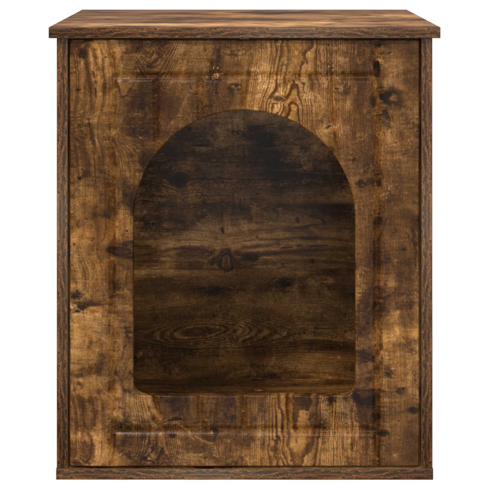 Casa per Gatti Rovere fumé 53 x 52 x 62 cm Legno ingegnerizzato — foto 6 di 10