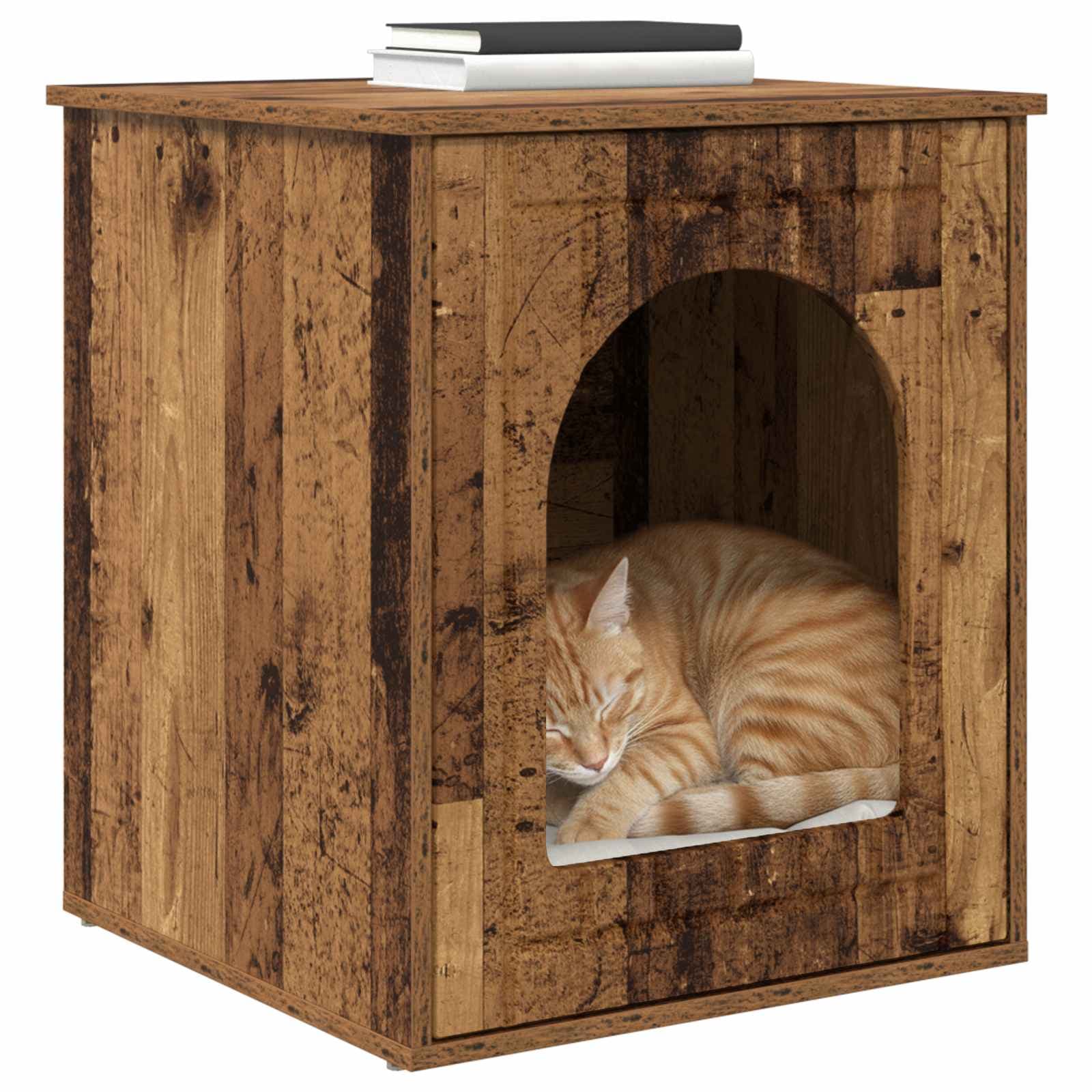 Casa per Gatti Legno vecchio 53 x 52 x 62 cm — miniatura 3 di 10