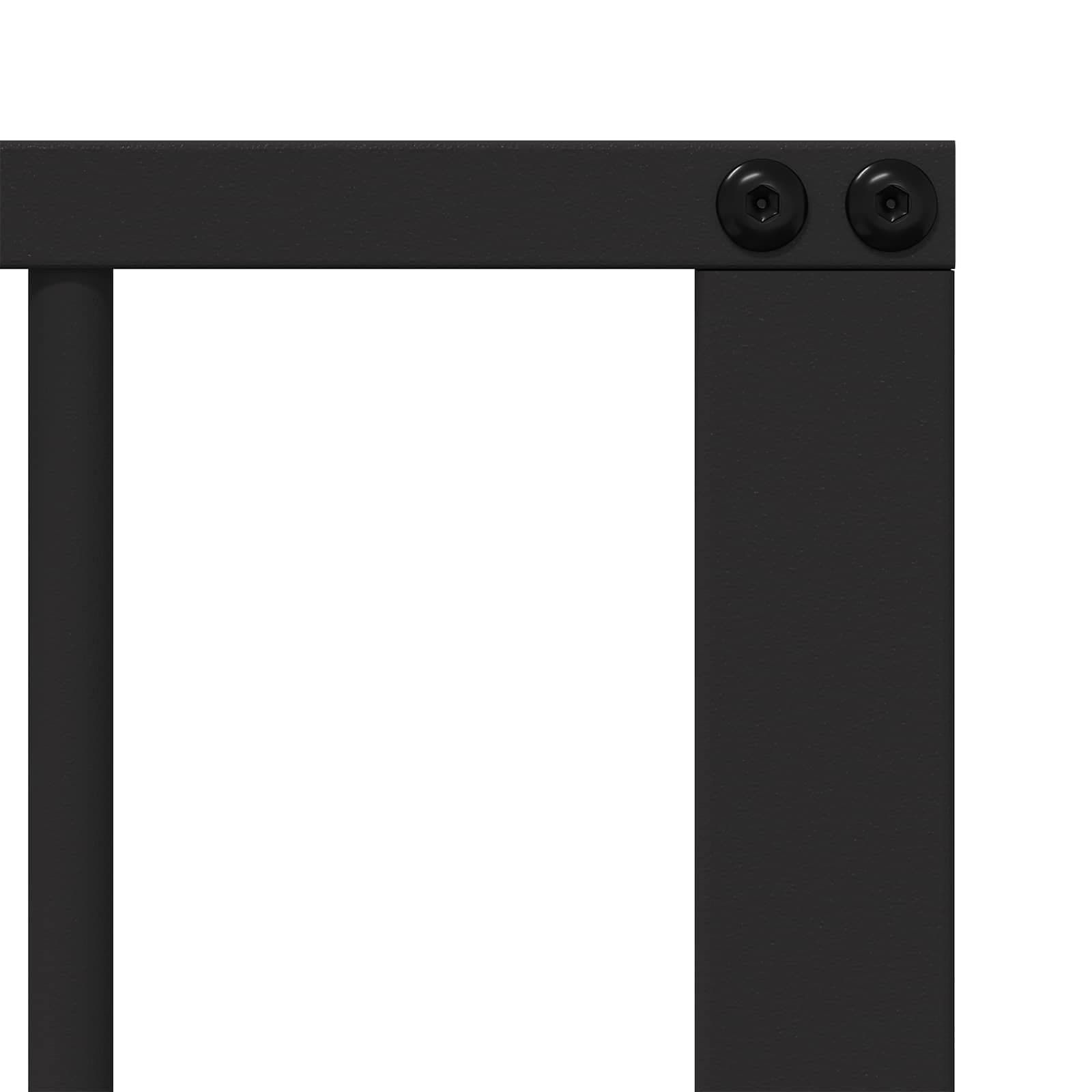 Cancello per cani 6 pz Nero 100 x 60 cm Acciaio zincato — foto 7 di 10