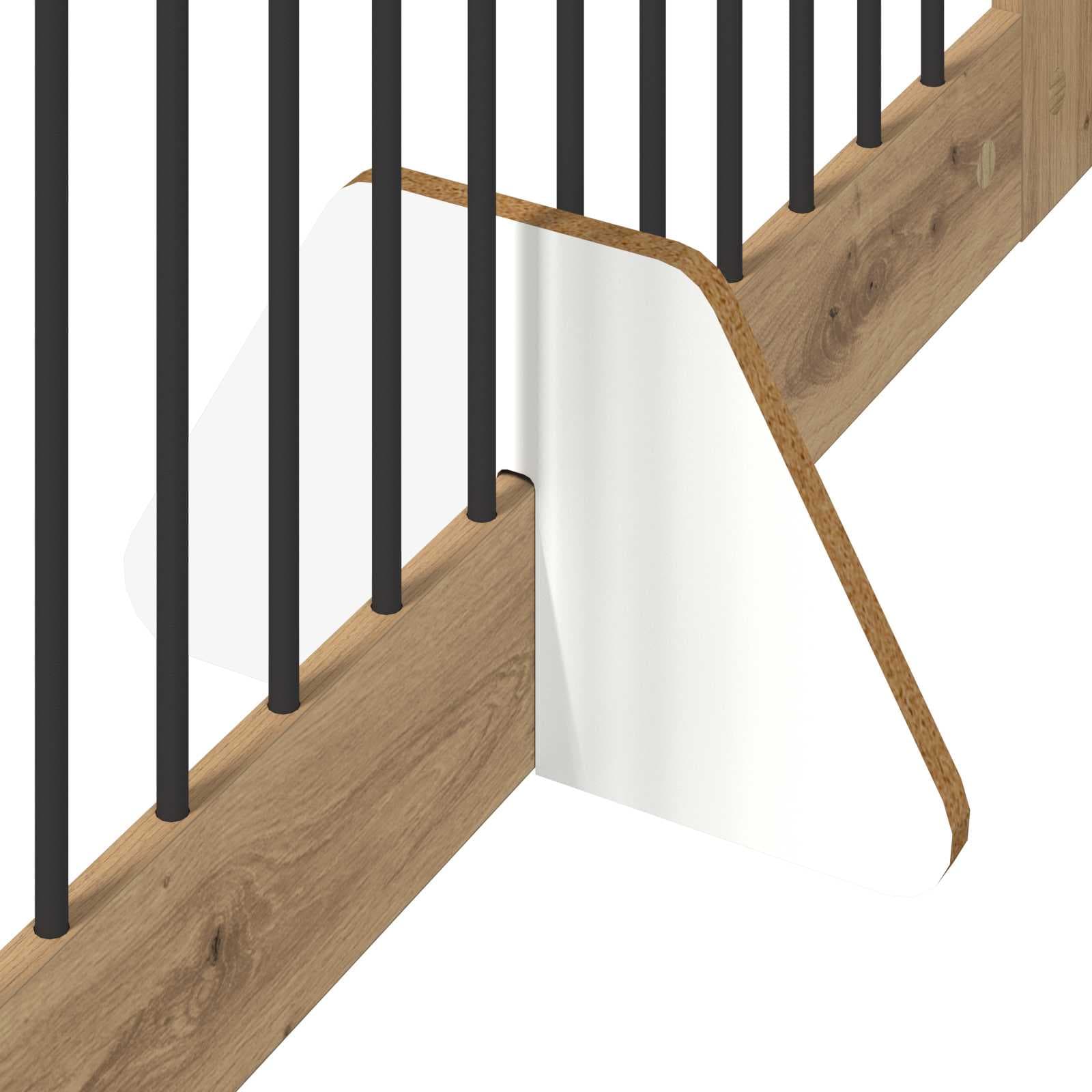 Cancello per cani pieghevole con supporti 2 pz 200,5 cm — miniatura 6 di 9