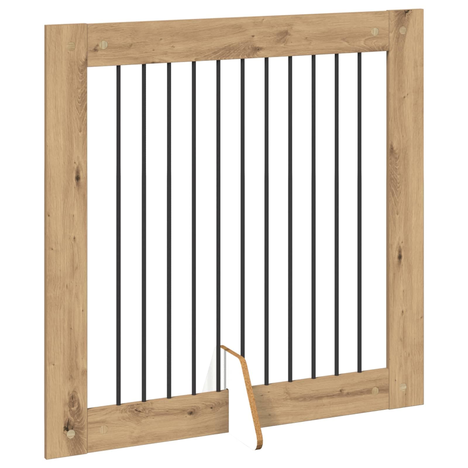 Cancello per cani pieghevole con supporti 2 pz 200,5 cm — miniatura 4 di 9