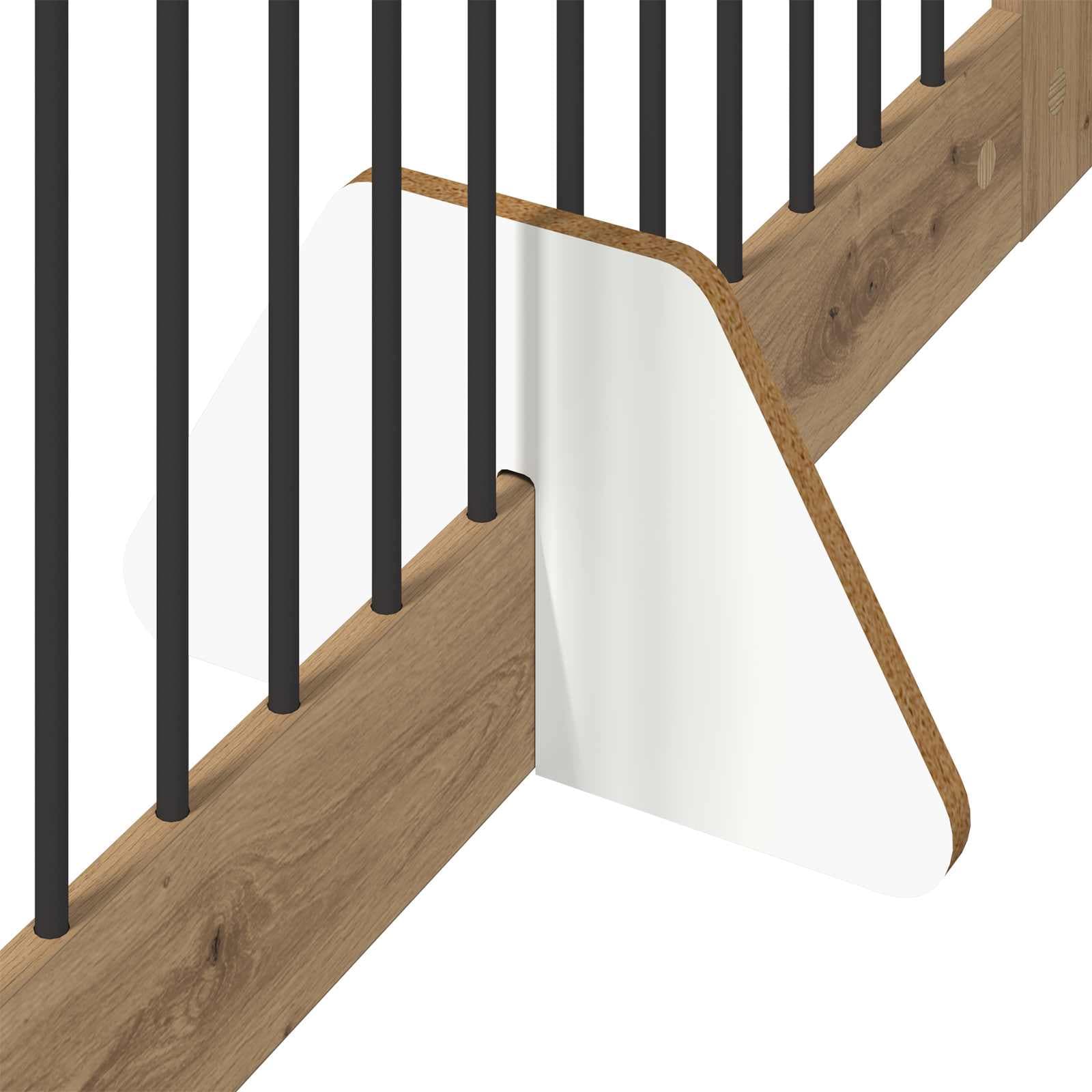 Cancello per cani pieghevole con supporti 2 pz 200,5 cm — miniatura 6 di 9