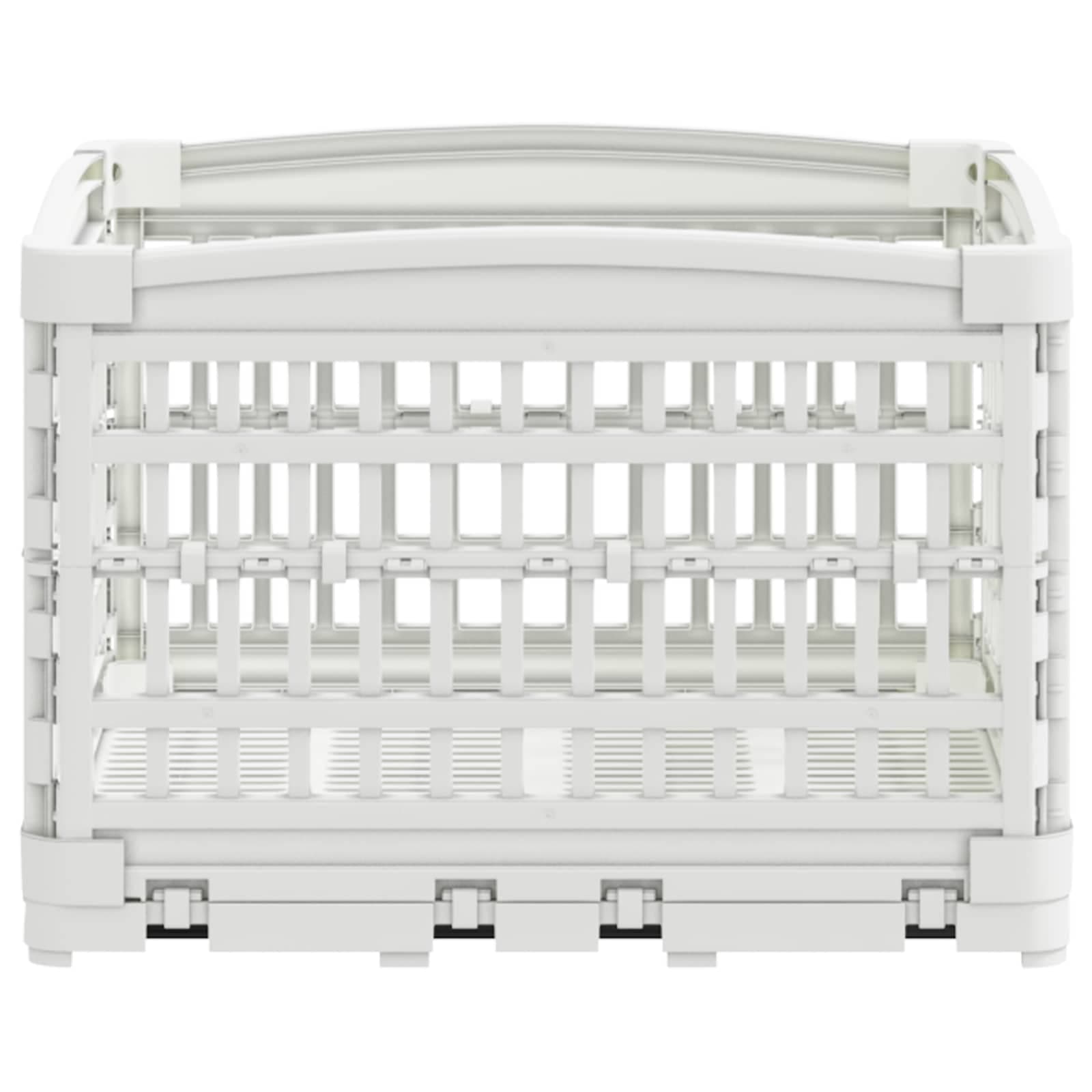 Parco giochi per cani a 4 pannelli 122 x 106,5 x 82 cm Plastica — miniatura 6 di 10