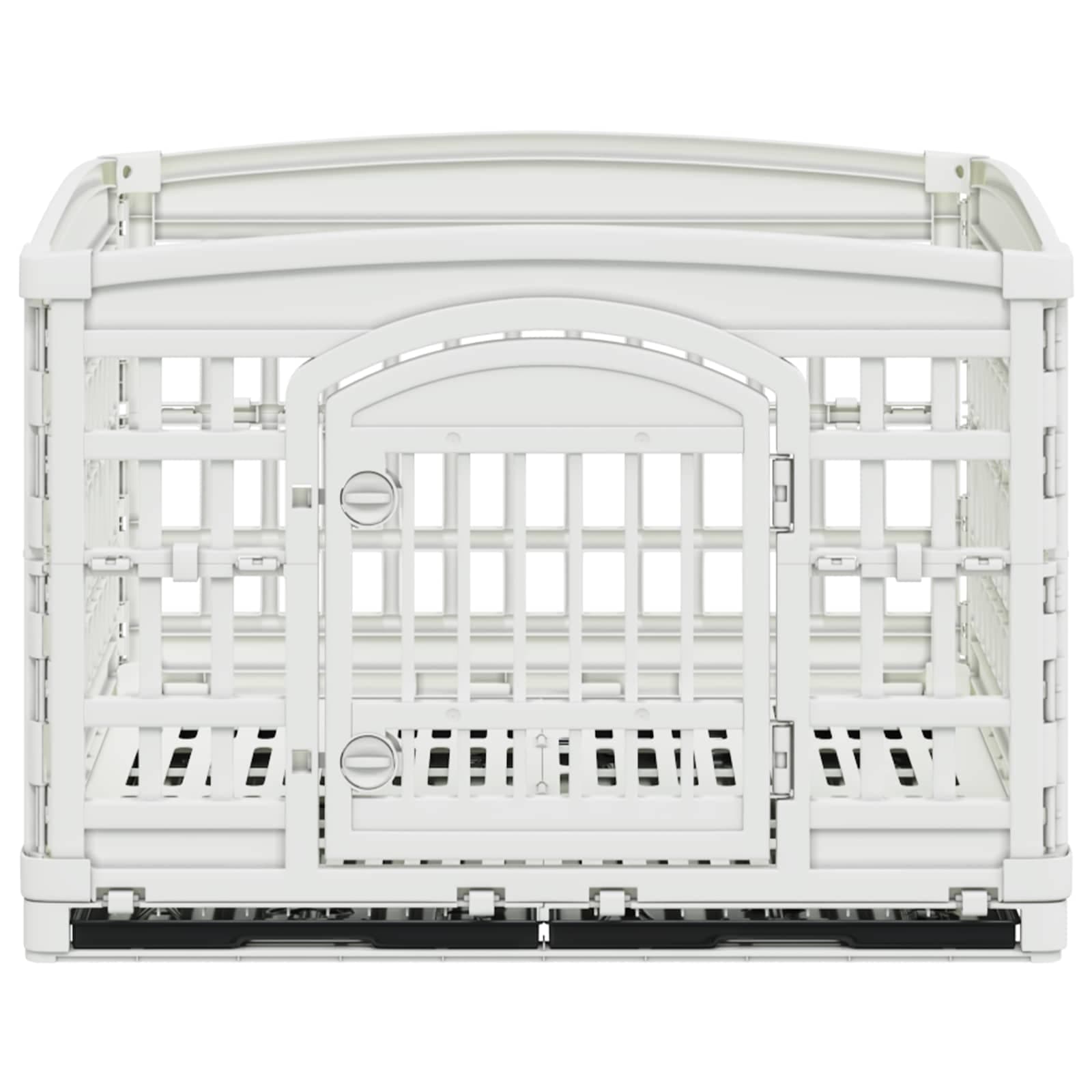Parco giochi per cani a 4 pannelli 177,5x154,4x112 cm — miniatura 5 di 10