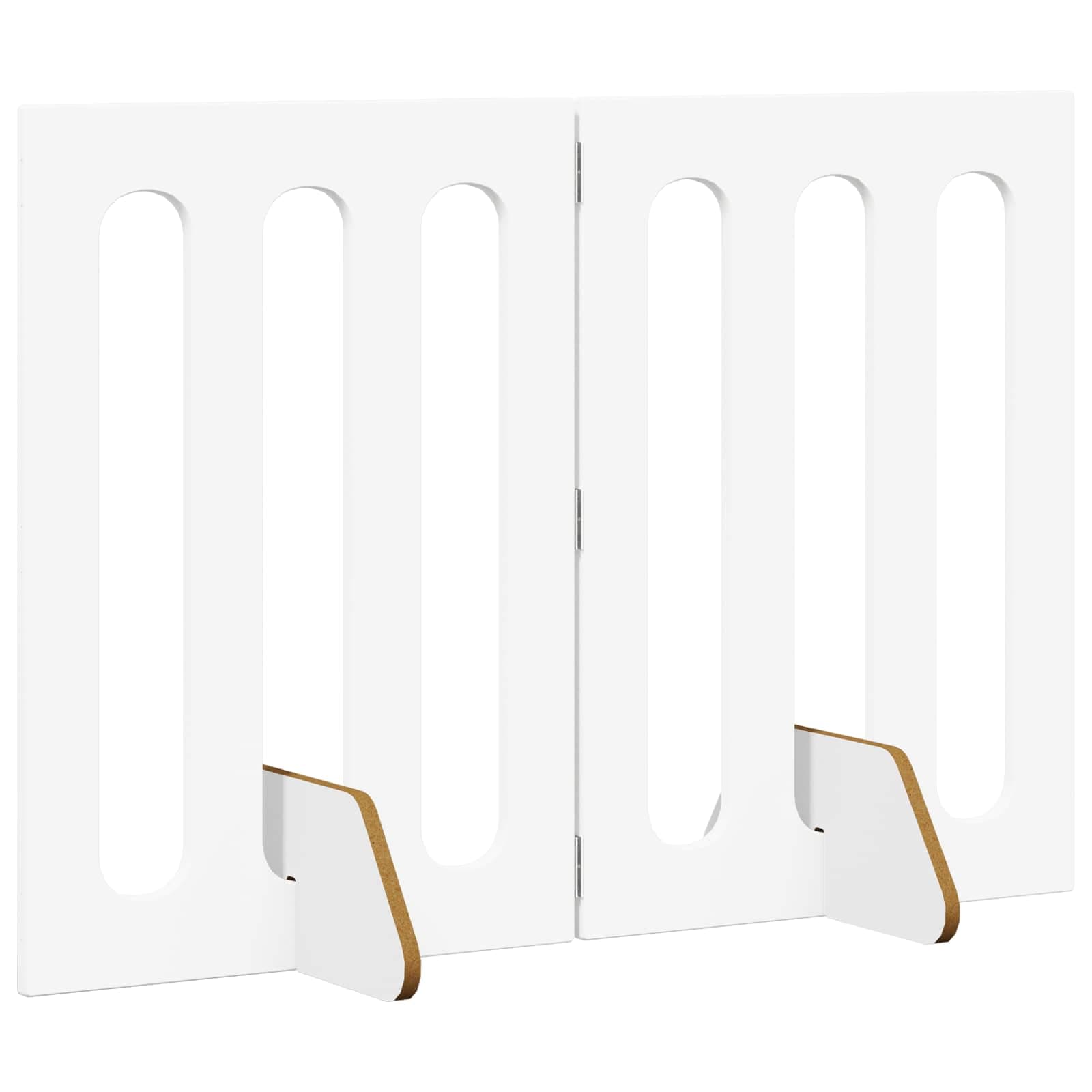 Recinto pieghevole per animali 2 pz Bianco 100,5 x 38 x 70 cm — miniatura 3 di 9