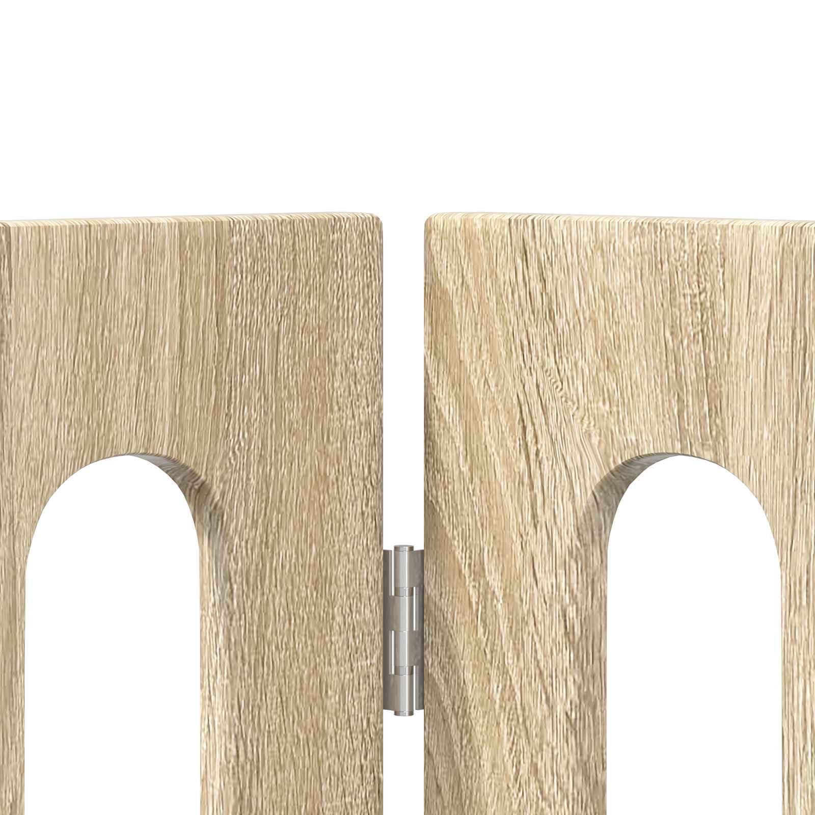 Recinto pieghevole per animali 2 pz Rovere Sonoma — foto 5 di 9