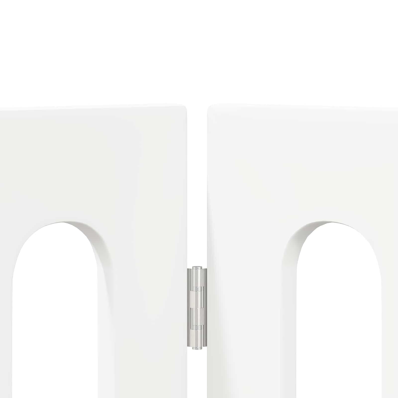 Recinto pieghevole per animali 2 pz Bianco 100,5 x 38 x 90 cm — foto 5 di 9