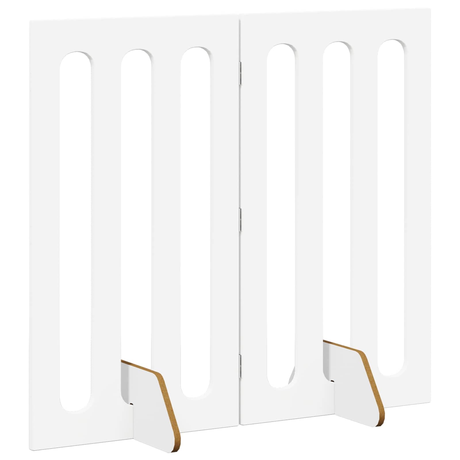 Recinto pieghevole per animali 2 pz Bianco 100,5 x 38 x 90 cm — foto 3 di 9