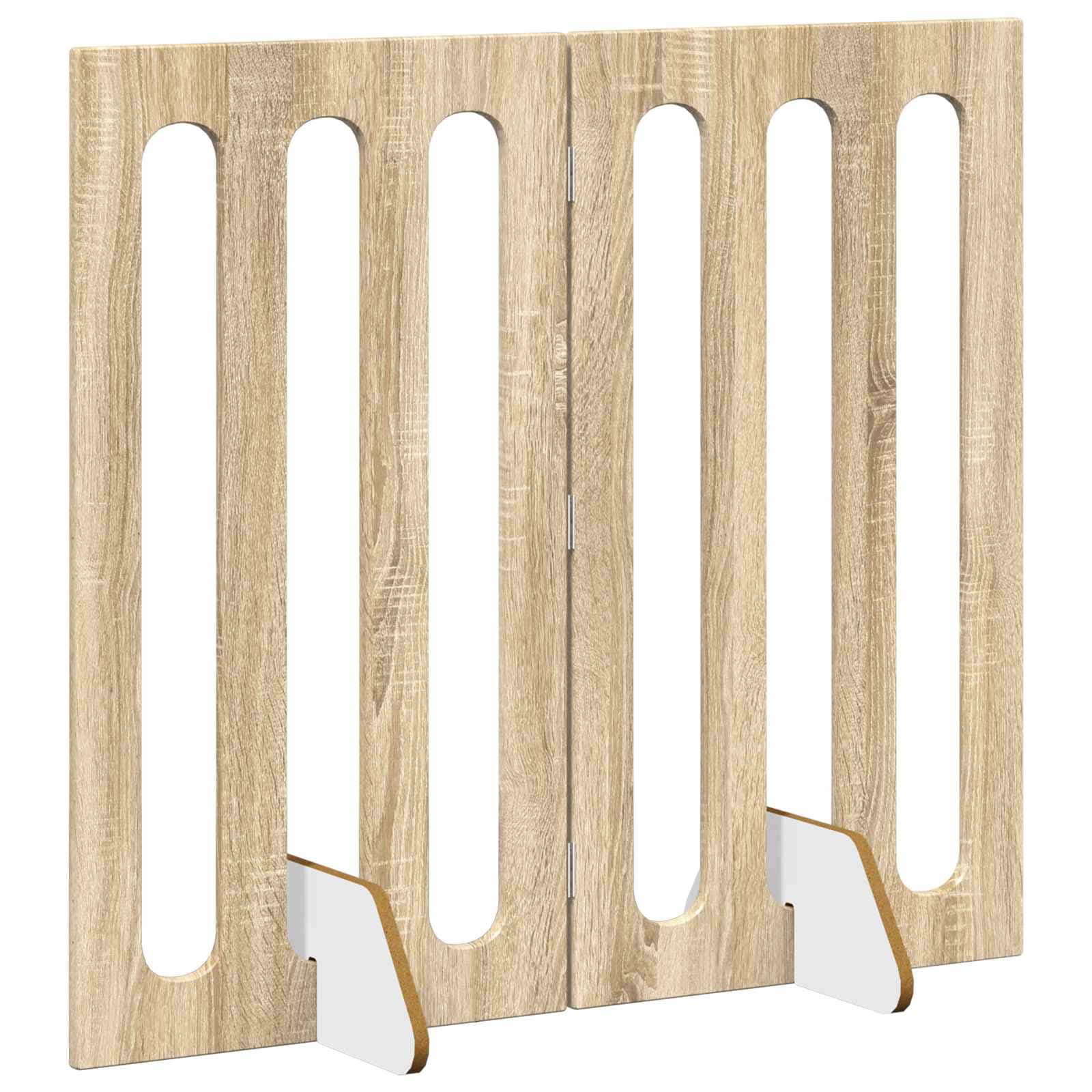 Recinto pieghevole per animali 2 pz Rovere Sonoma — foto 3 di 9