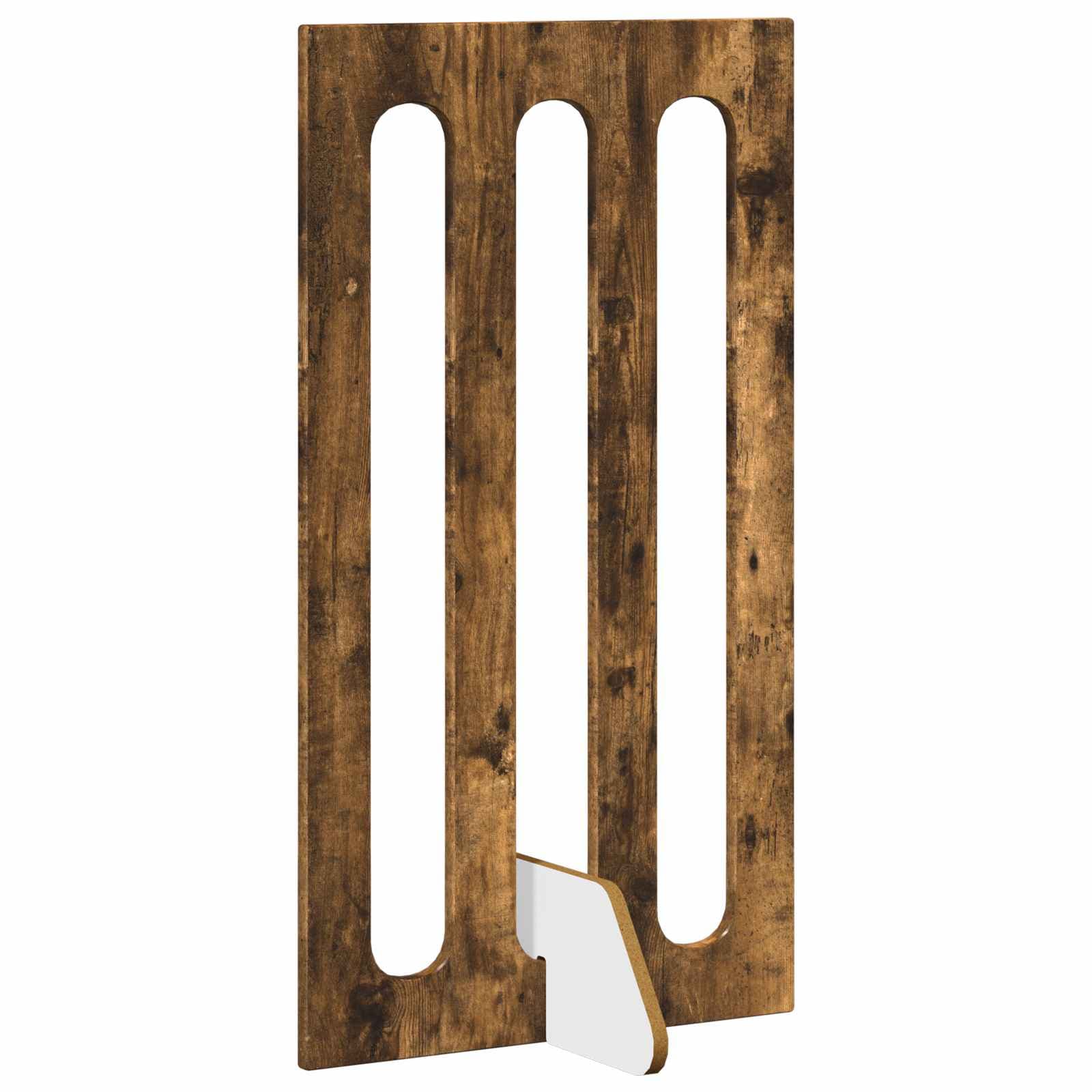 Recinto pieghevole per animali 2 pz Rovere Fumo — miniatura 4 di 9