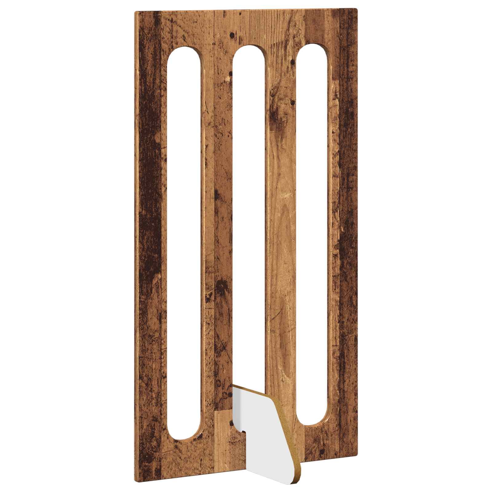 Recinto pieghevole per animali 4 pz Legno di quercia — miniatura 4 di 9