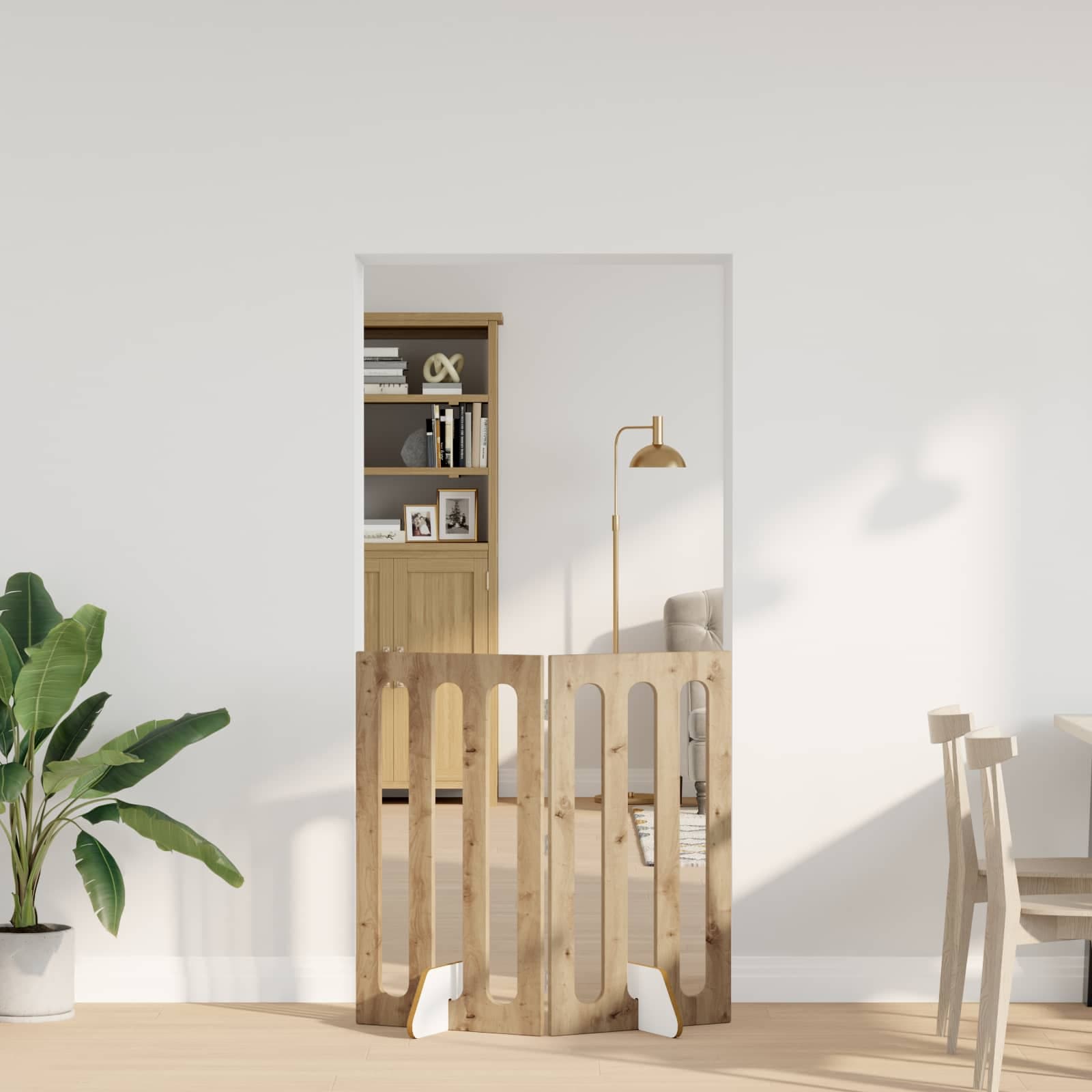 Recinto pieghevole per animali 2 pz Rovere Artigianale — miniatura 1 di 9